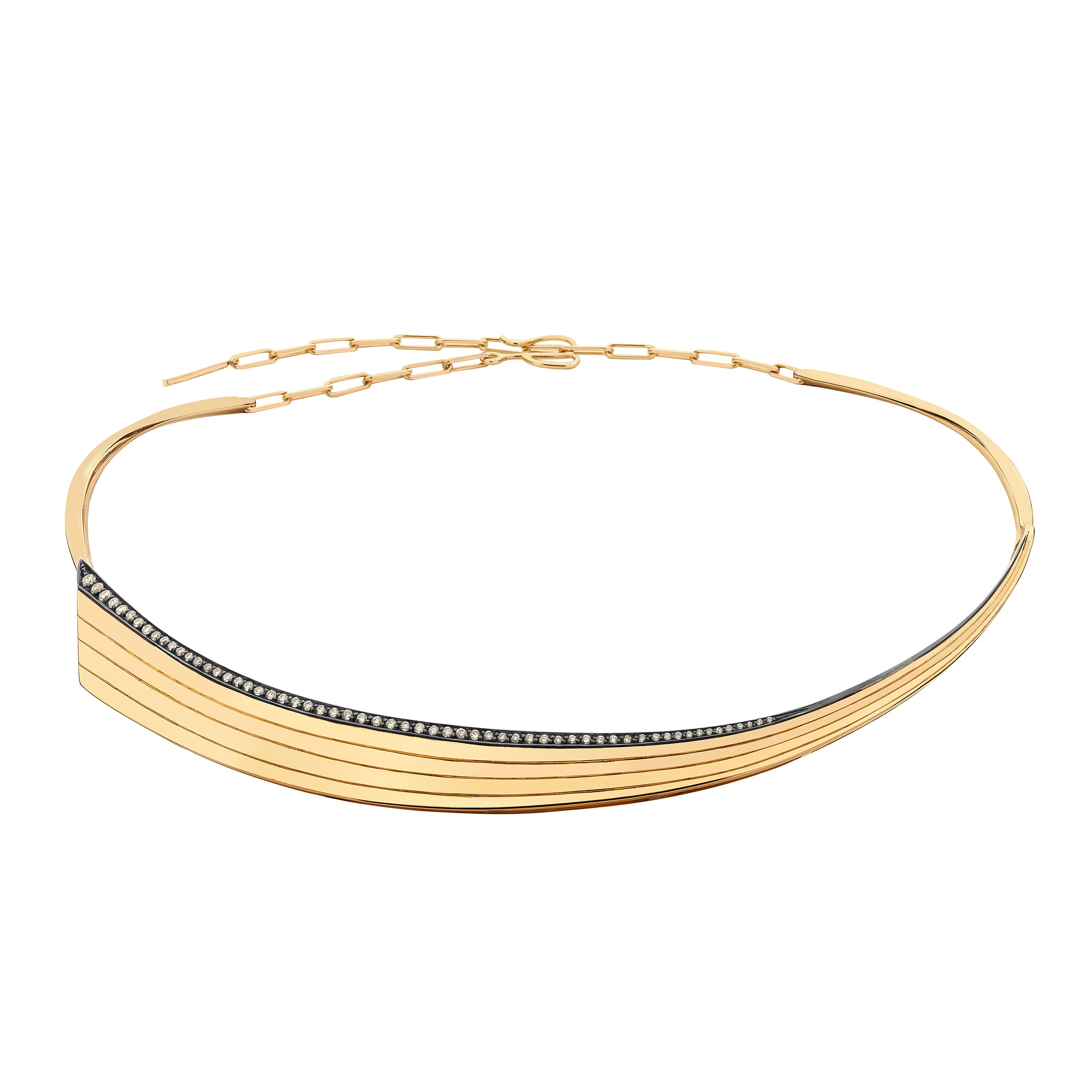 Colar Deco 2019 De Ouro Amarelo 18K E Diamante