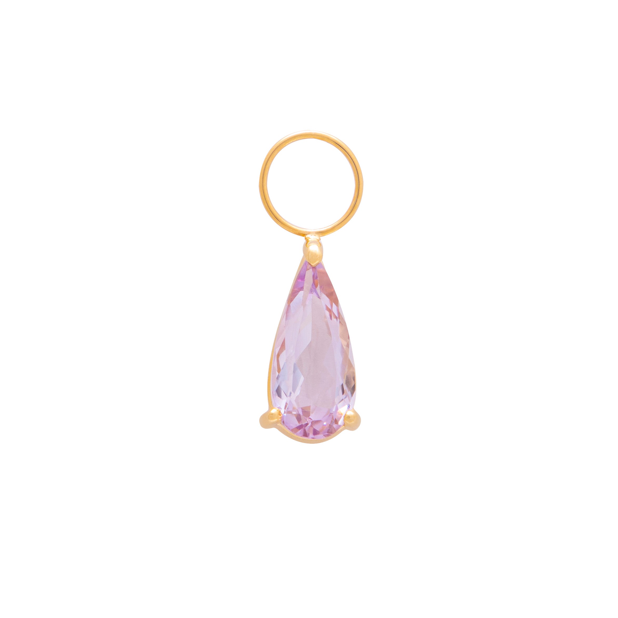 Pingente Rock Chain De Prata Com Ouro Amarelo E Ametista - P