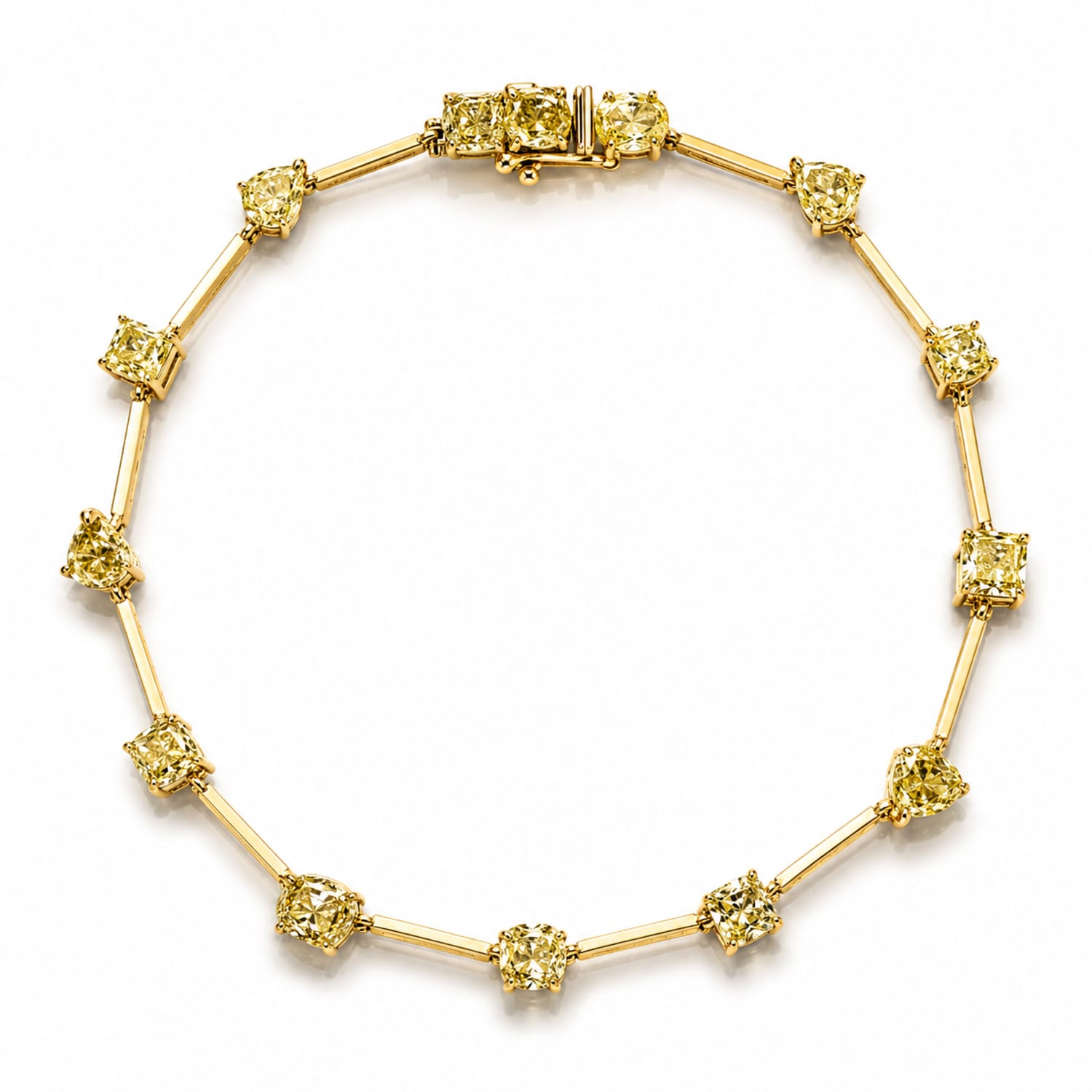 Pulseira Especial | Ouro Amarelo 18K com Diamantes Fancy Yellow