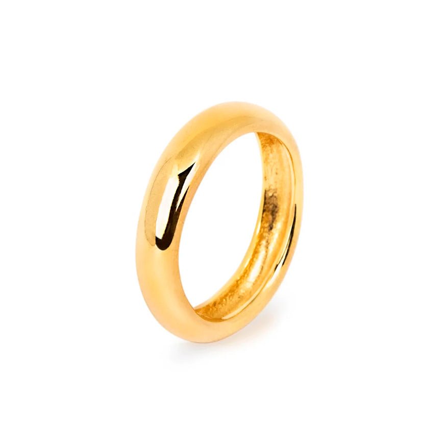 Anel Pop Chain | Prata Com Ouro Amarelo 18k - Jack Vartanian - Sem Pedra