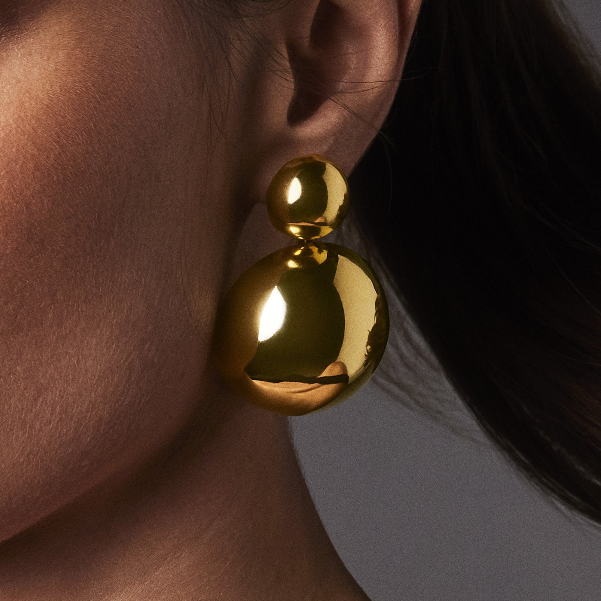 BRINCO BOLD DUPLO | PRATA COM OURO AMARELO 18K - Jack Vartanian -