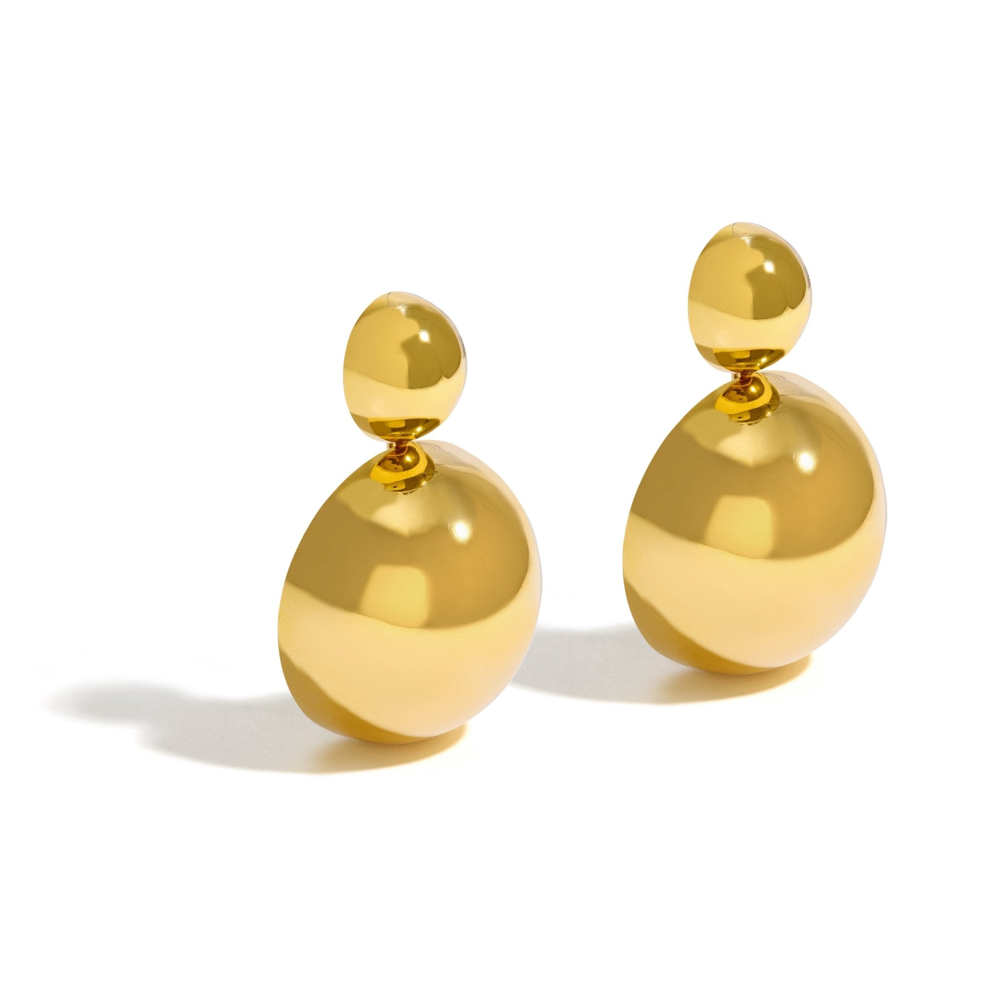 BRINCO BOLD DUPLO | PRATA COM OURO AMARELO 18K - Jack Vartanian -