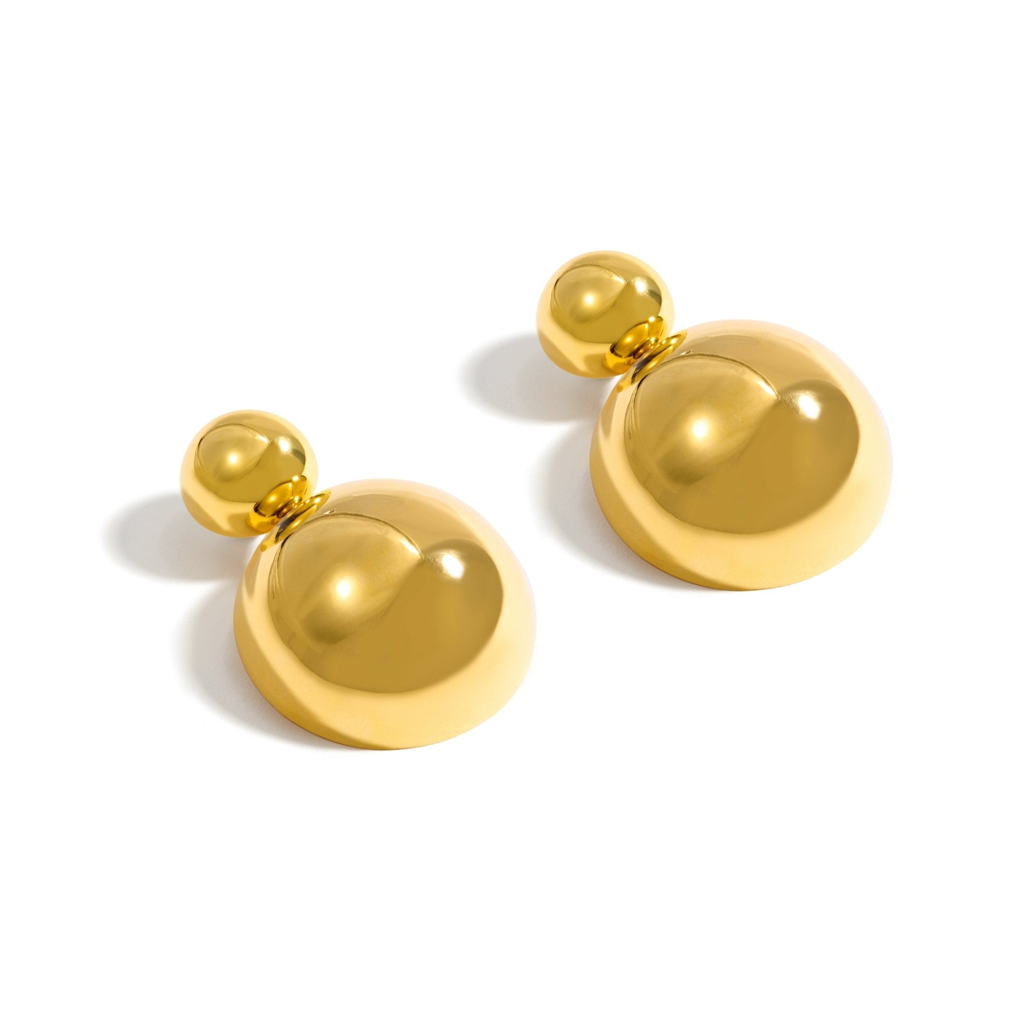 BRINCO BOLD DUPLO | PRATA COM OURO AMARELO 18K - Jack Vartanian -