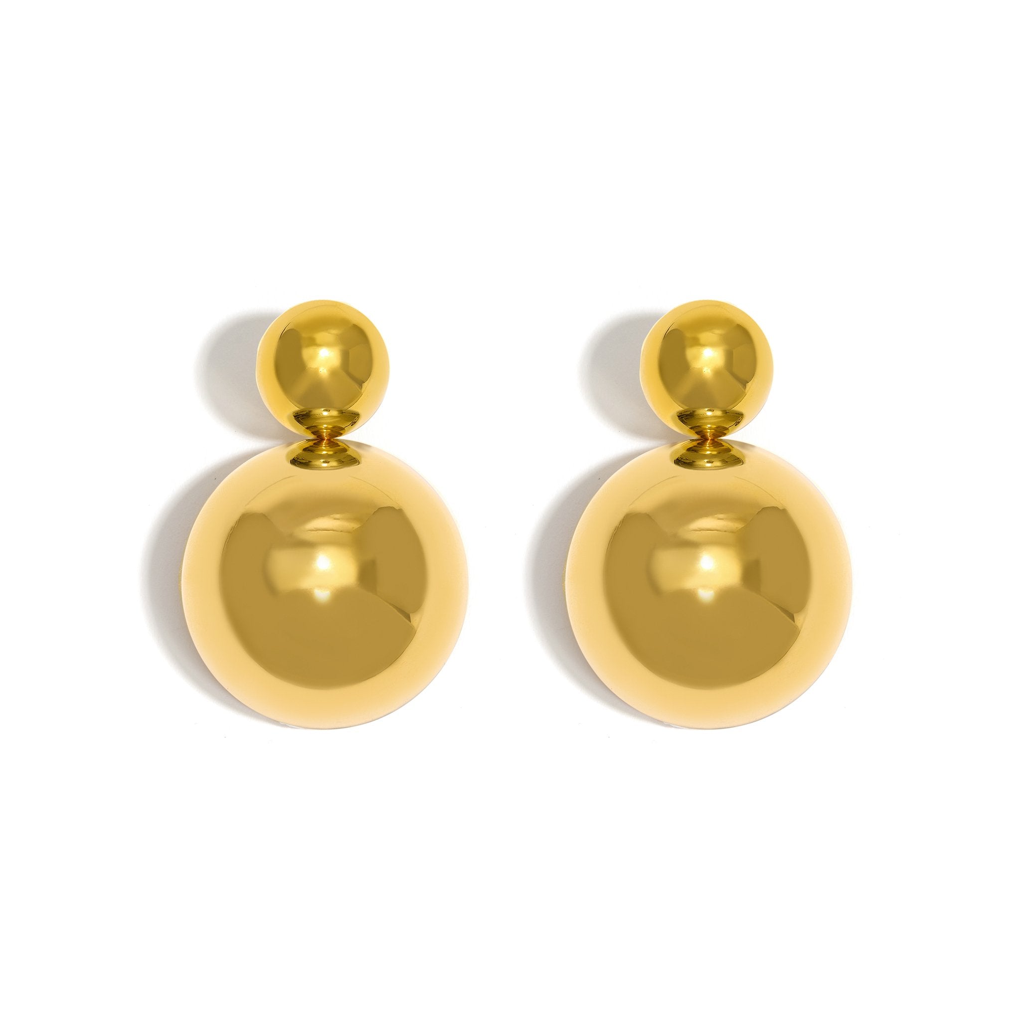 BRINCO BOLD DUPLO | PRATA COM OURO AMARELO 18K - Jack Vartanian -