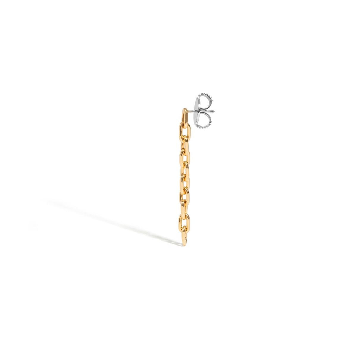 Brinco Chain - Unitário | Prata Com Ouro Amarelo 18k - Jack Vartanian - Longos E Franjas