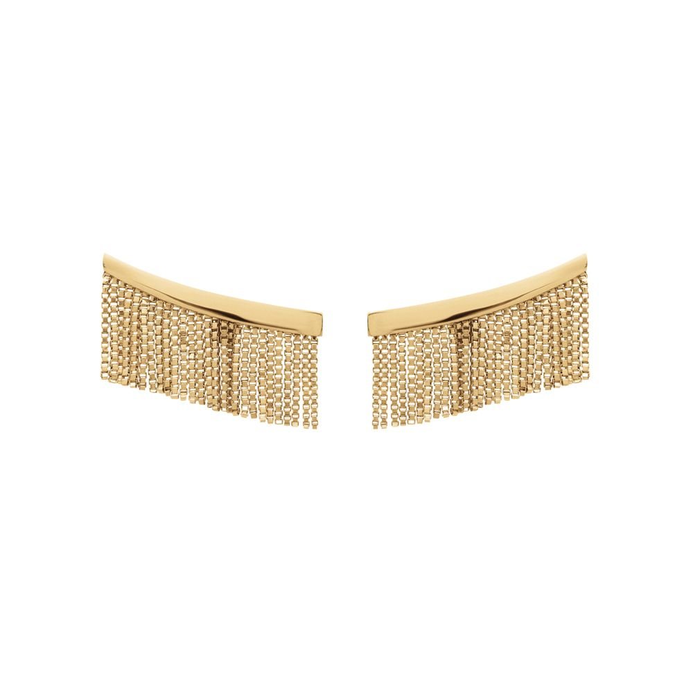 Brinco Ear Cuff Love Ny | Ouro Amarelo 18K - Jack Vartanian - Longos E Franjas