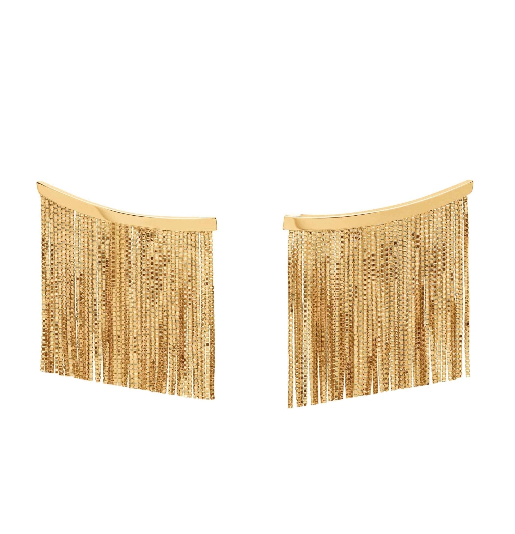 Brinco Ear Cuff Love Ny | Ouro Amarelo 18K - Jack Vartanian - Longos E Franjas