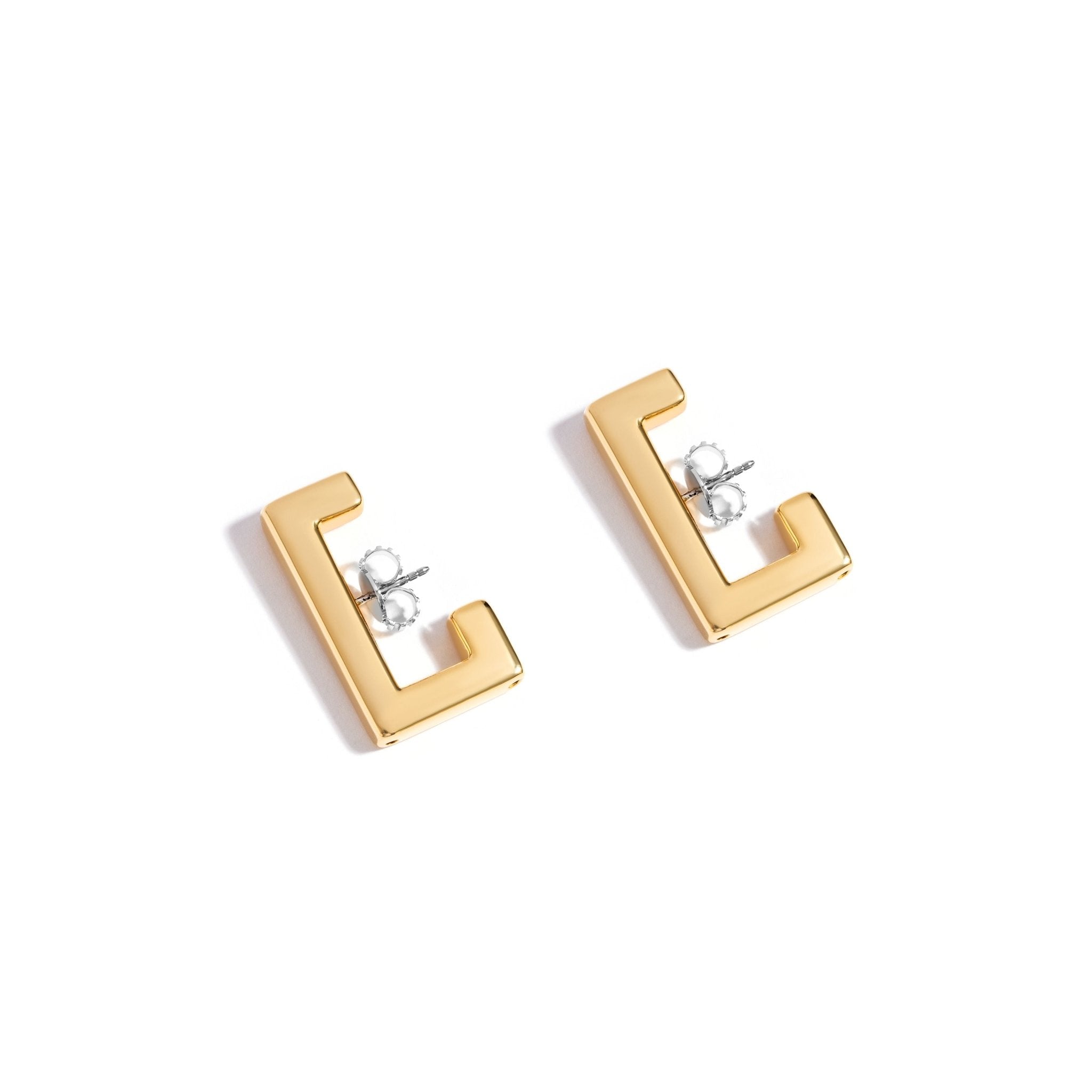 Brinco Earhook Rock | Prata com Ouro Amarelo 18K - Jack Vartanian - Ear Cuffs