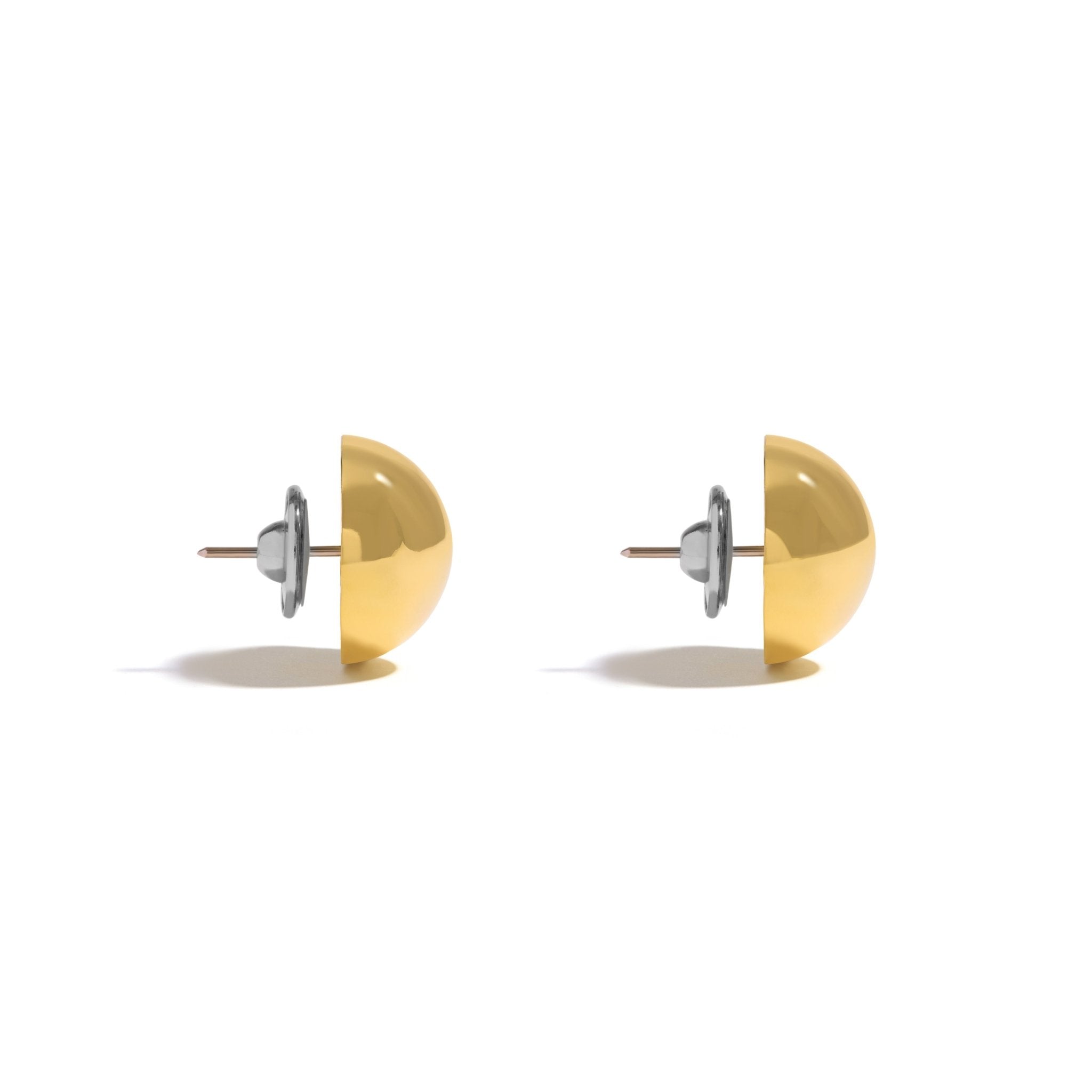 BRINCO ESFERA BOLD | PRATA COM OURO AMARELO 18K - Jack Vartanian -