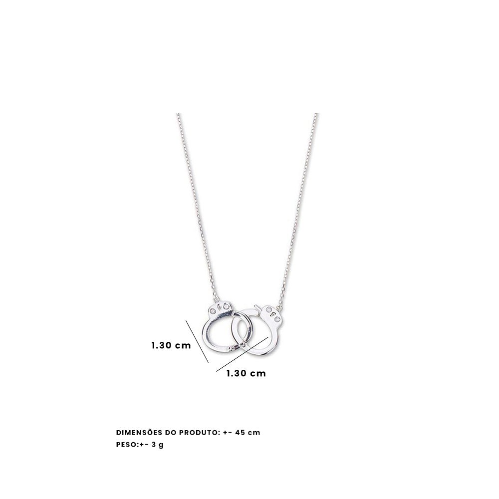 Colar Algema De Ouro Branco 18K E Diamante - M - Jack Vartanian - Gargantilha