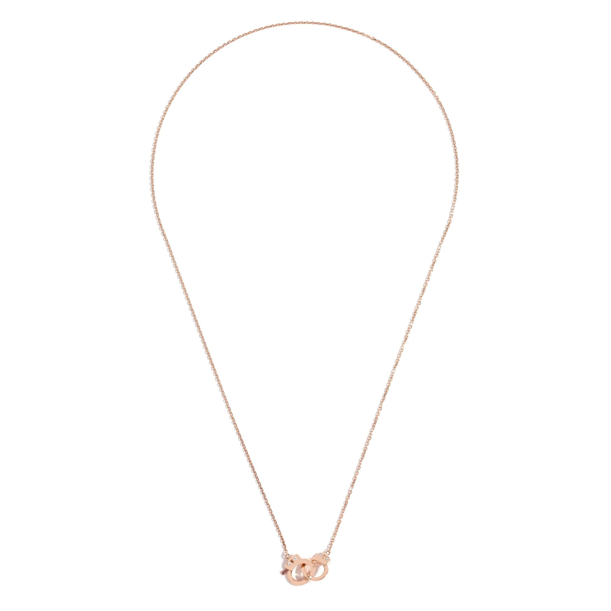 Colar Algema De Ouro Rosa 18K E Diamante - P - Jack Vartanian - Gargantilha