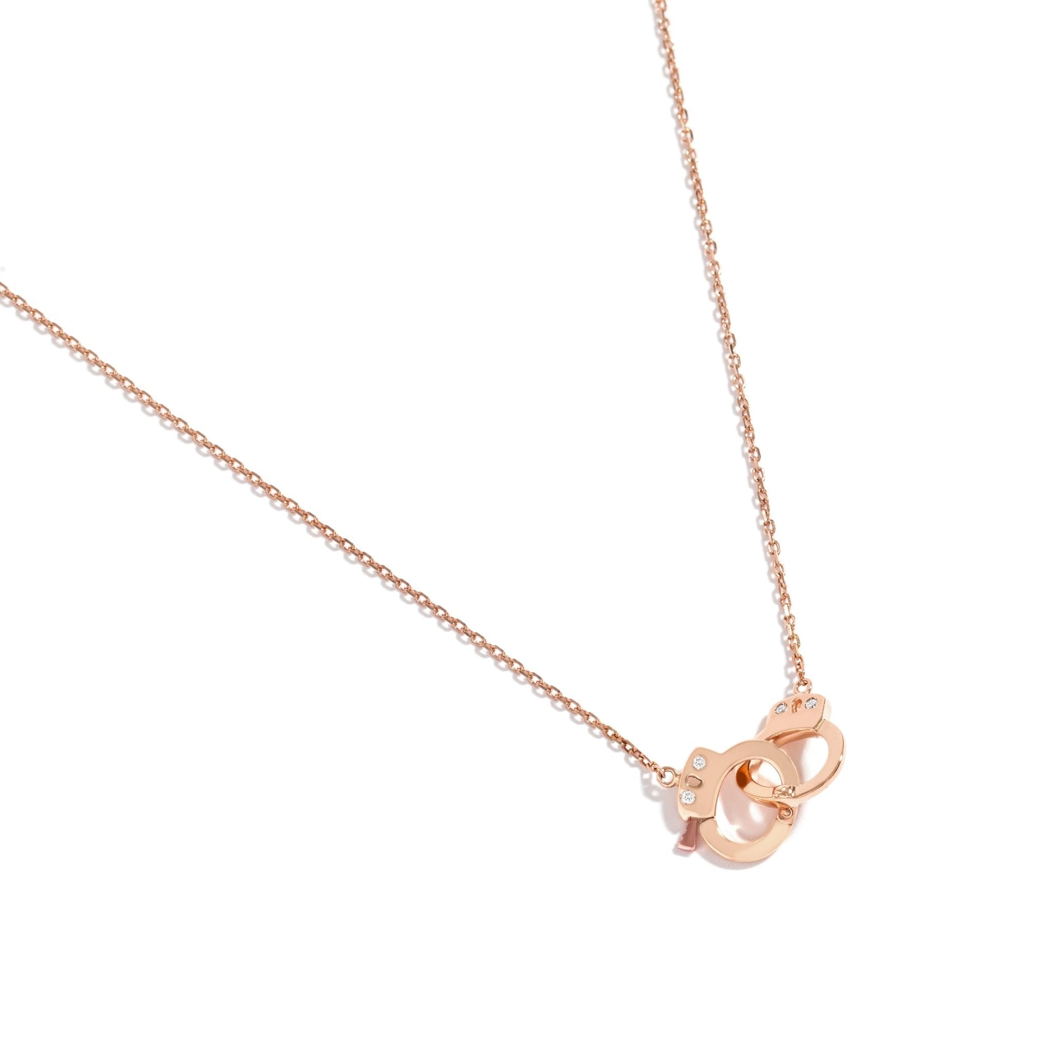 Colar Algema De Ouro Rosa 18K E Diamante - P - Jack Vartanian - Gargantilha