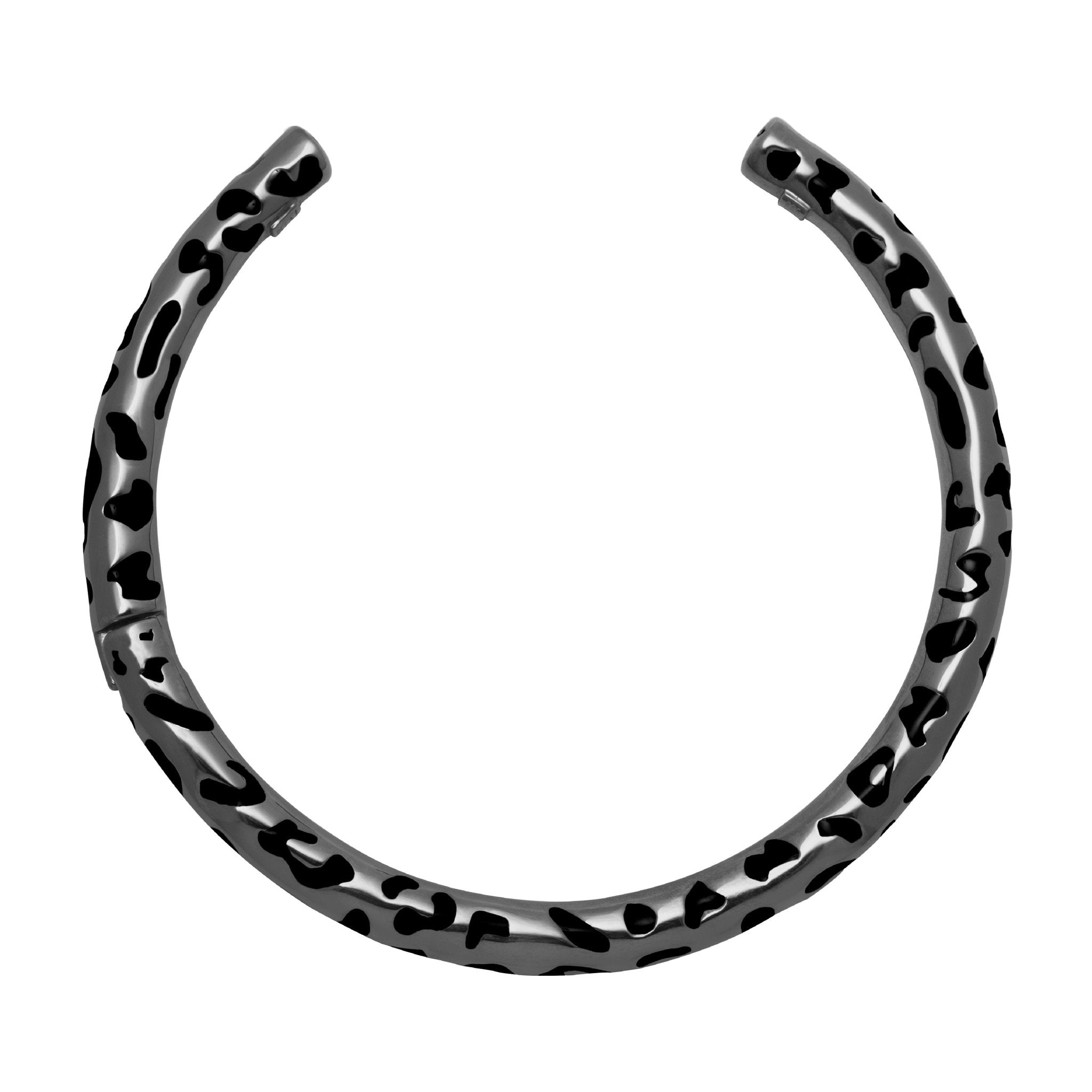 Colar Black Leopardo | Prata com Ródio Negro - Jack Vartanian - Choker E Aro