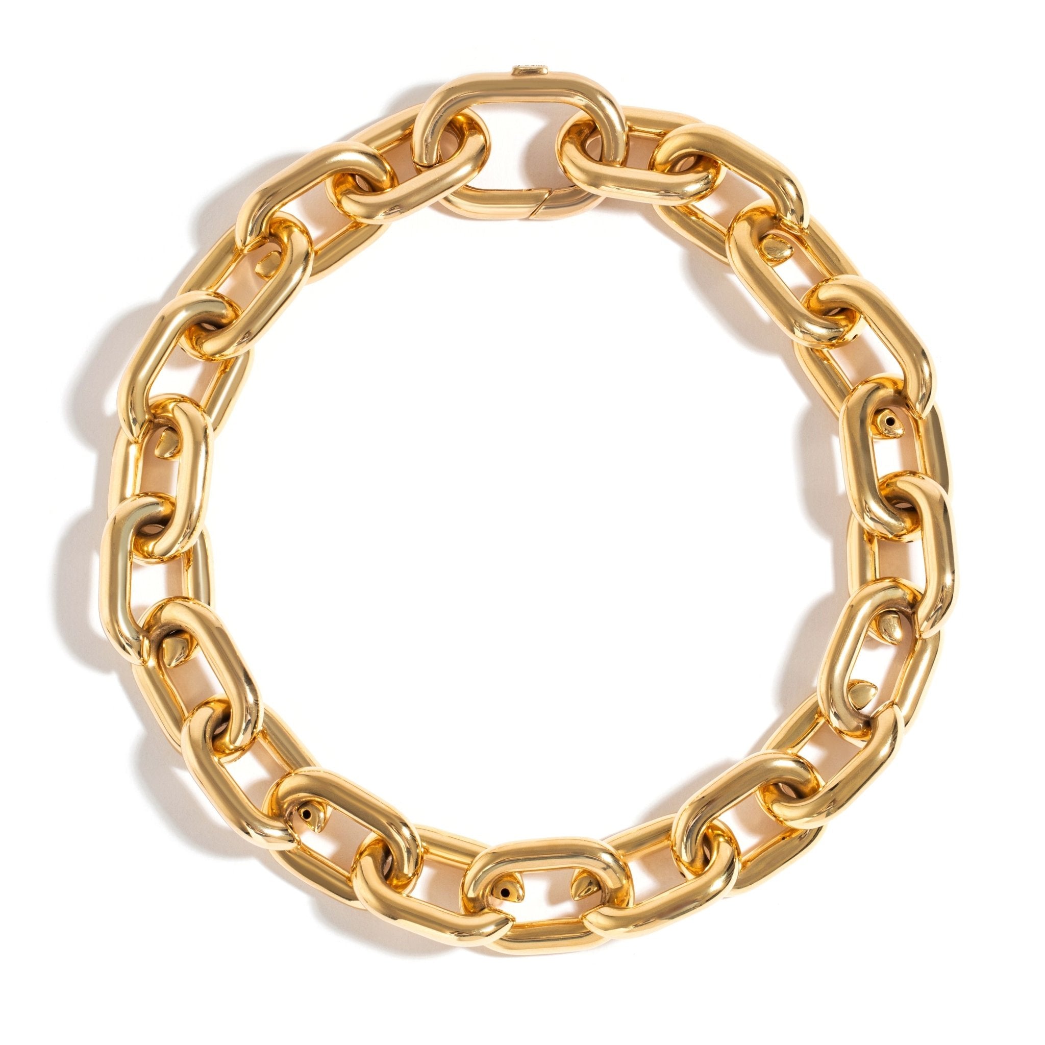 Colar Chain De Prata Com Ouro Amarelo - G - Jack Vartanian - Correntes E Chains