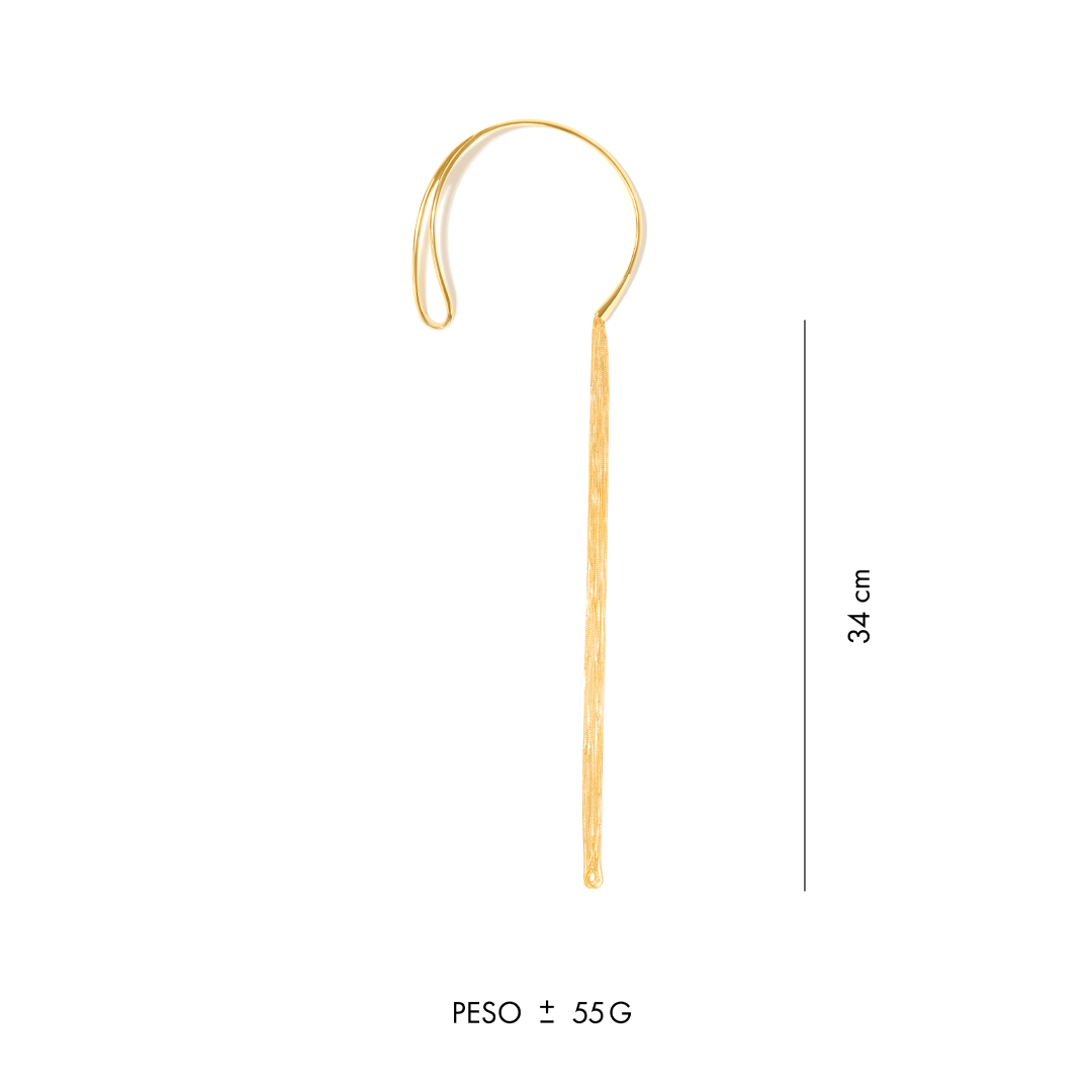 COLAR FRANJAS JV LOLITTA | PRATA COM OURO AMARELO 18K - Jack Vartanian -