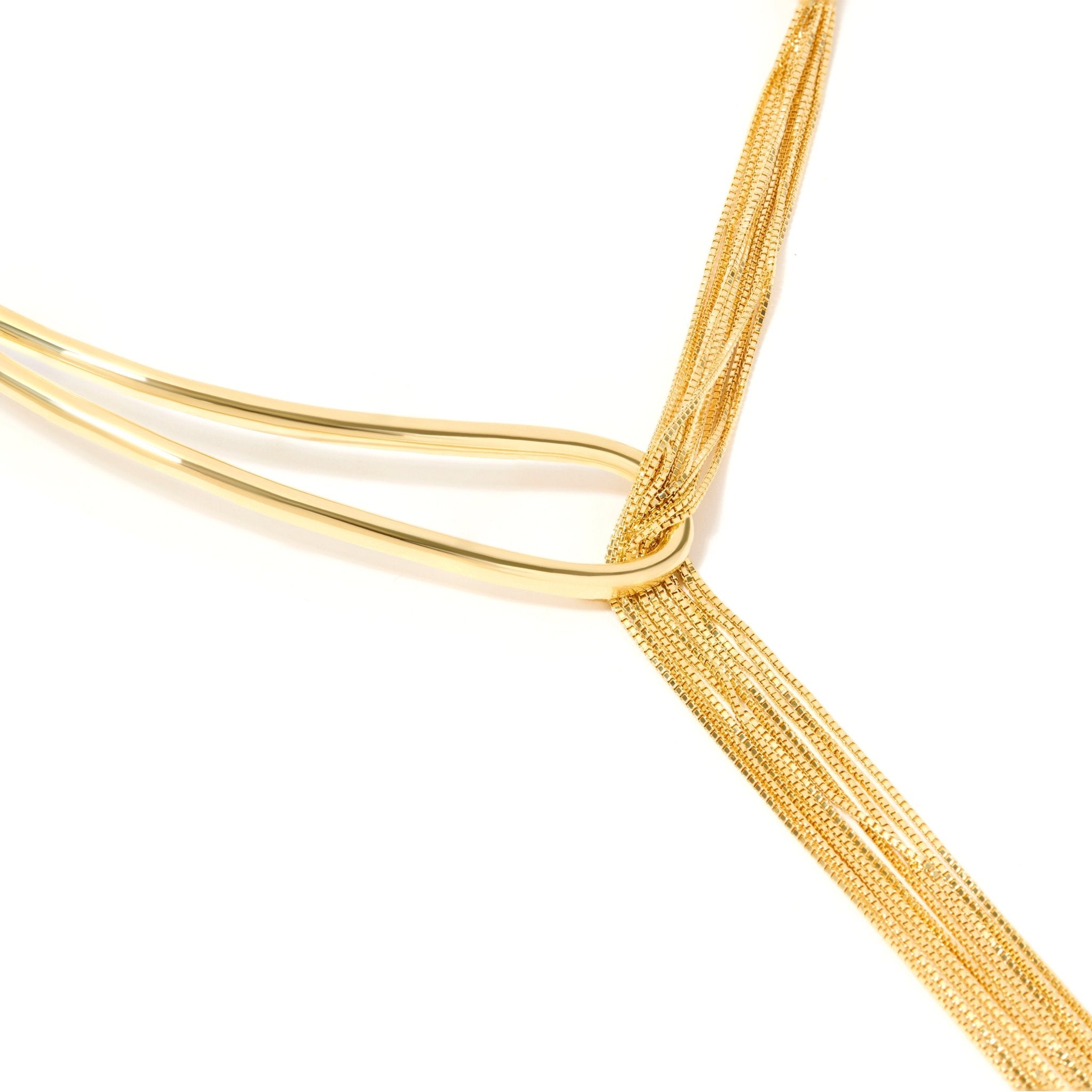 COLAR FRANJAS JV LOLITTA | PRATA COM OURO AMARELO 18K - Jack Vartanian -