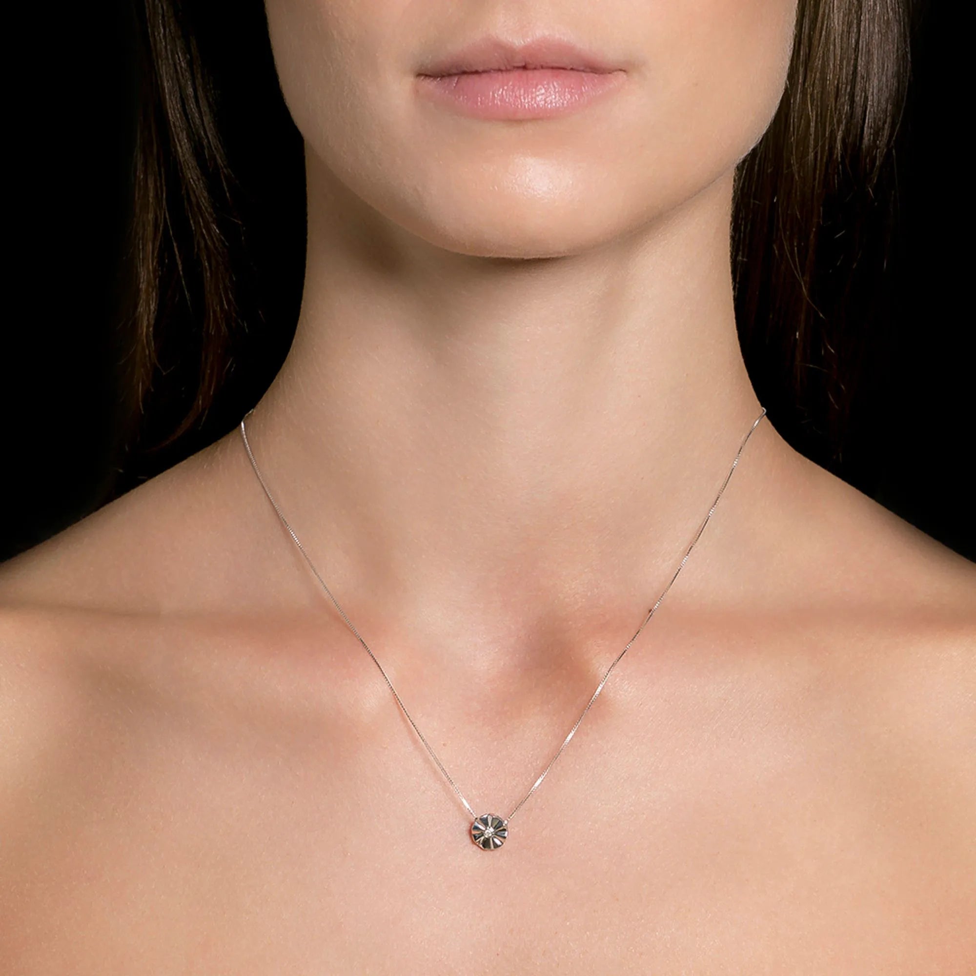 Colar Tlj De Ouro Branco 18K E Diamante - Jack Vartanian - Gargantilha