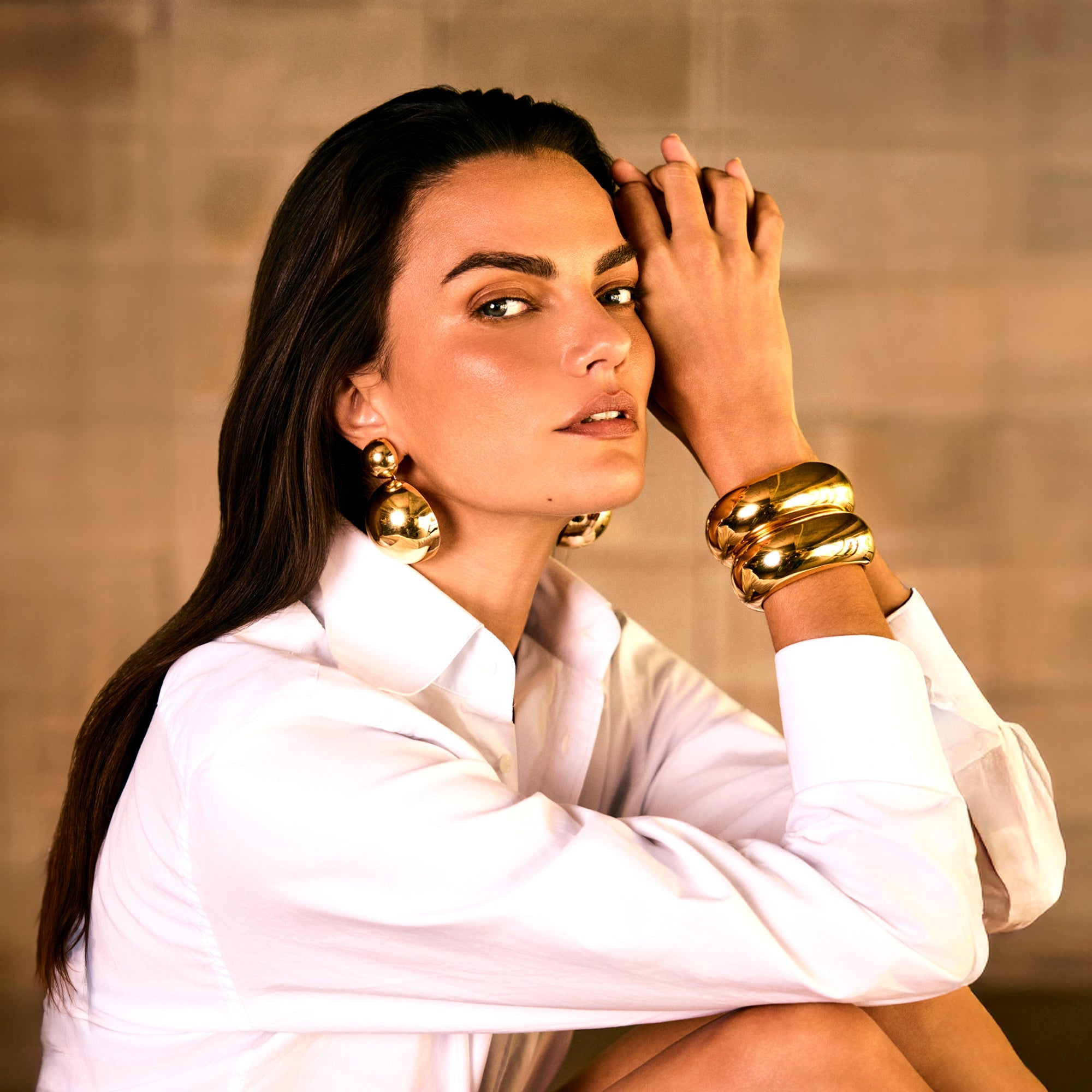 CUFF BOLD MAXI | PRATA COM OURO AMARELO 18K - Jack Vartanian - Choker E Aro