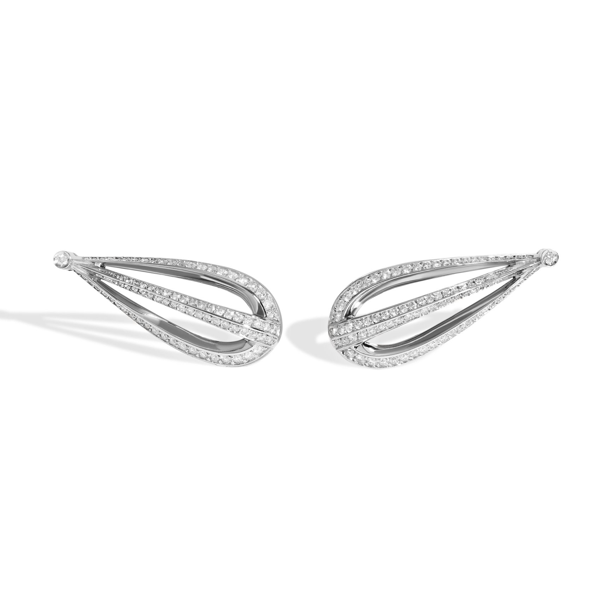 EARCUFF SHINE POWER | OURO BRANCO 18K COM DIAMANTES - Jack Vartanian - Ear Cuffs
