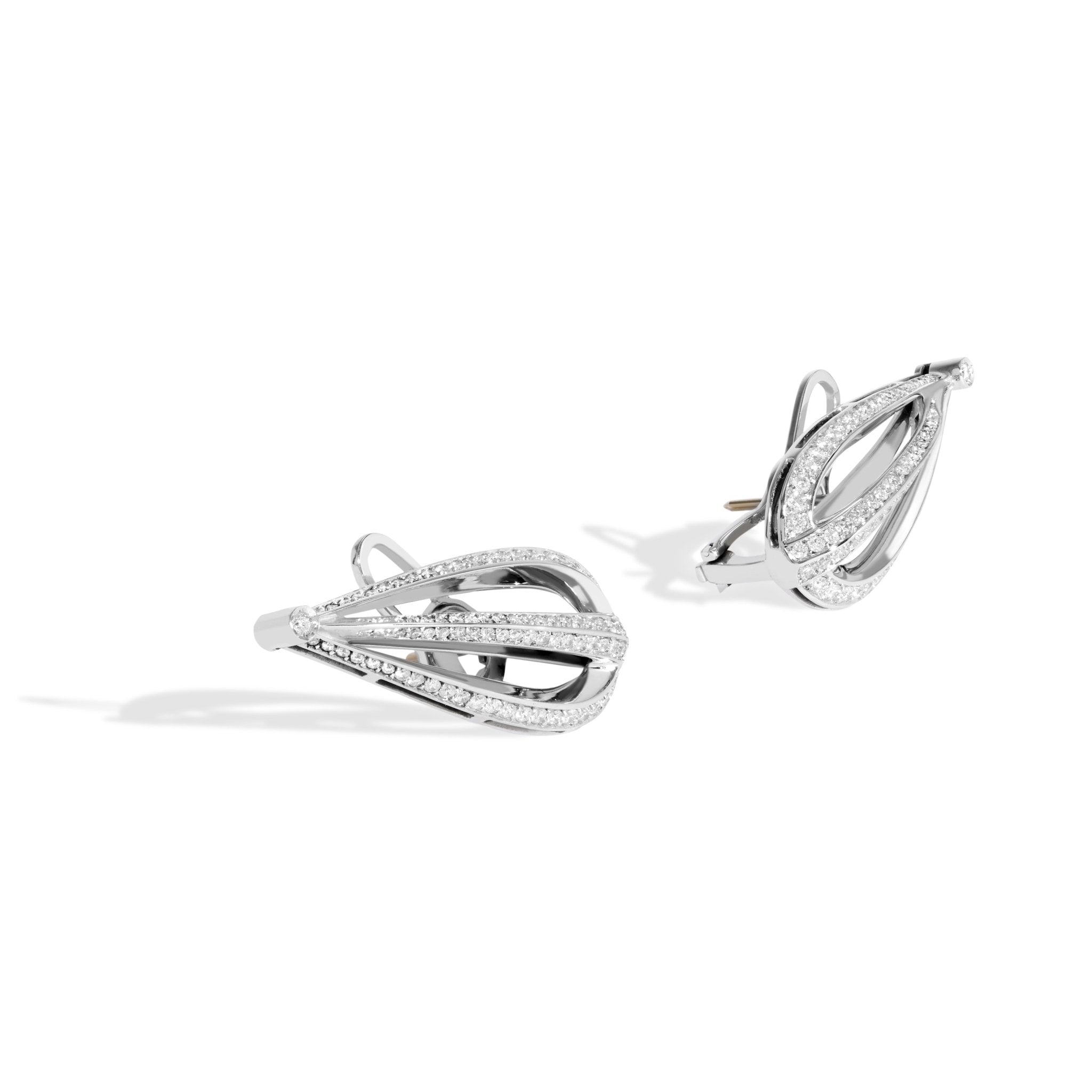 EARCUFF SHINE POWER | OURO BRANCO 18K COM DIAMANTES - Jack Vartanian - Ear Cuffs