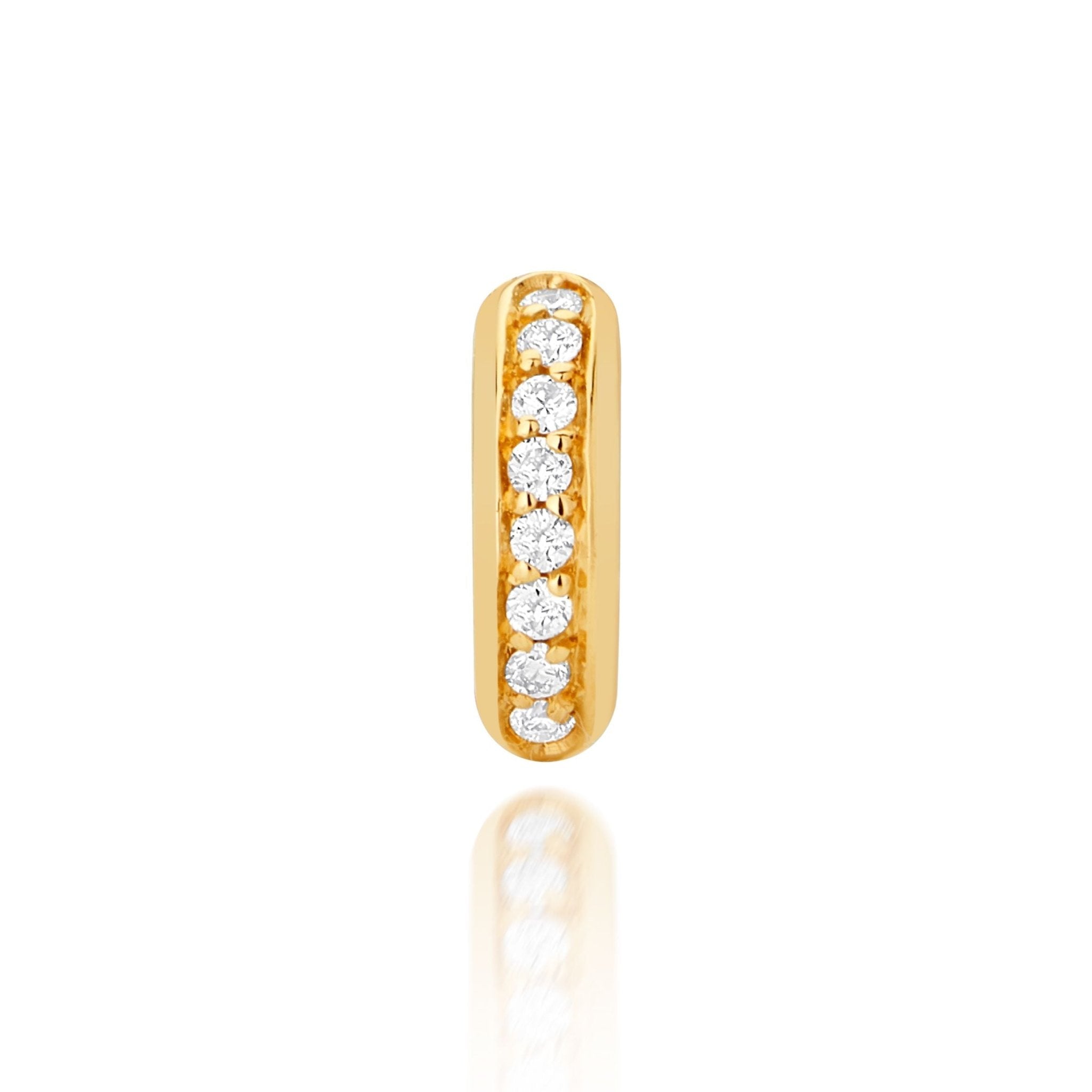 Piercing Clássico De Ouro Amarelo 18K E Diamante - Jack Vartanian - Pino