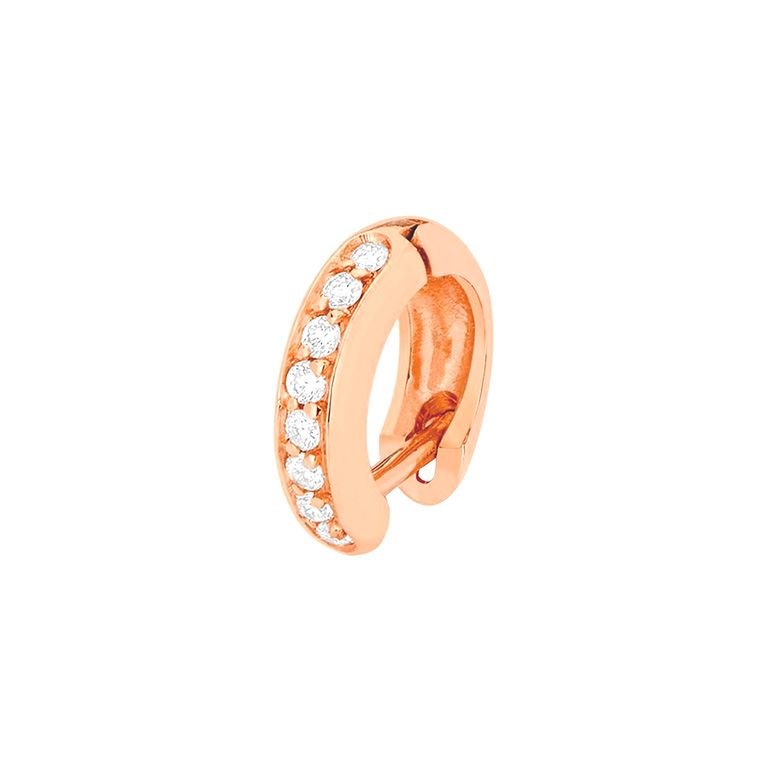 Piercing Clássico De Ouro Rosa 18K E Diamante - Jack Vartanian - Pino