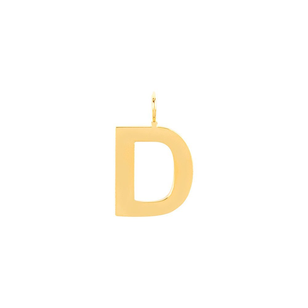 Pingente Letra Pop Para Colar - M | Prata Com Ouro Amarelo 18K - Jack Vartanian - Letras