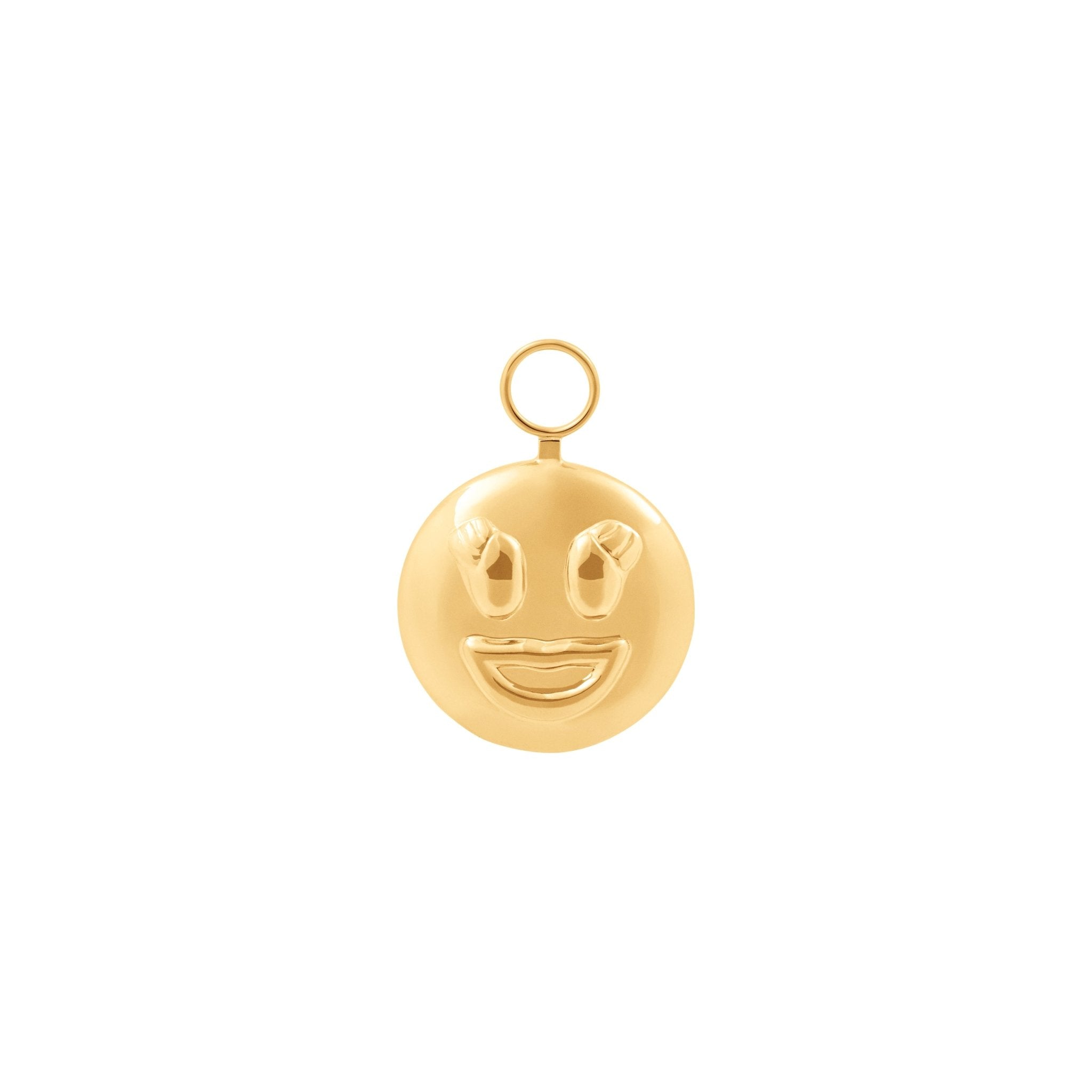 Pingente Pop Sorriso - P | Prata Com Ouro Amarelo 18K - Jack Vartanian - Sem Pedra