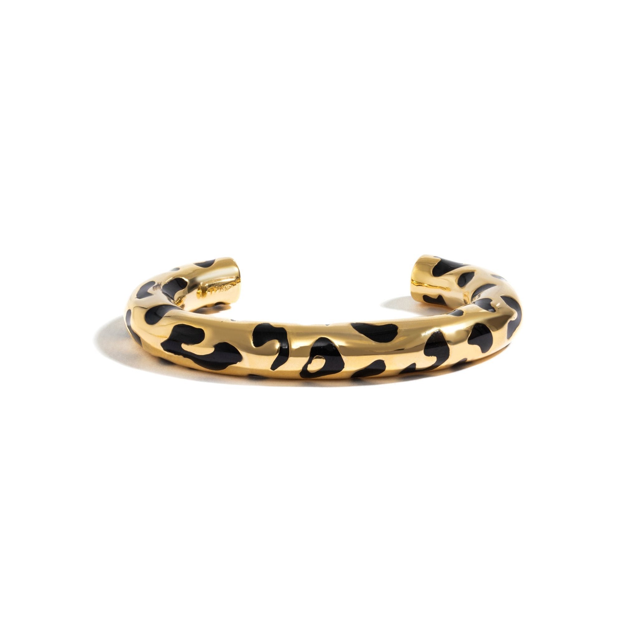 Pulseira Leopardo De Prata Com Ouro Amarelo - Jack Vartanian - Bracelete