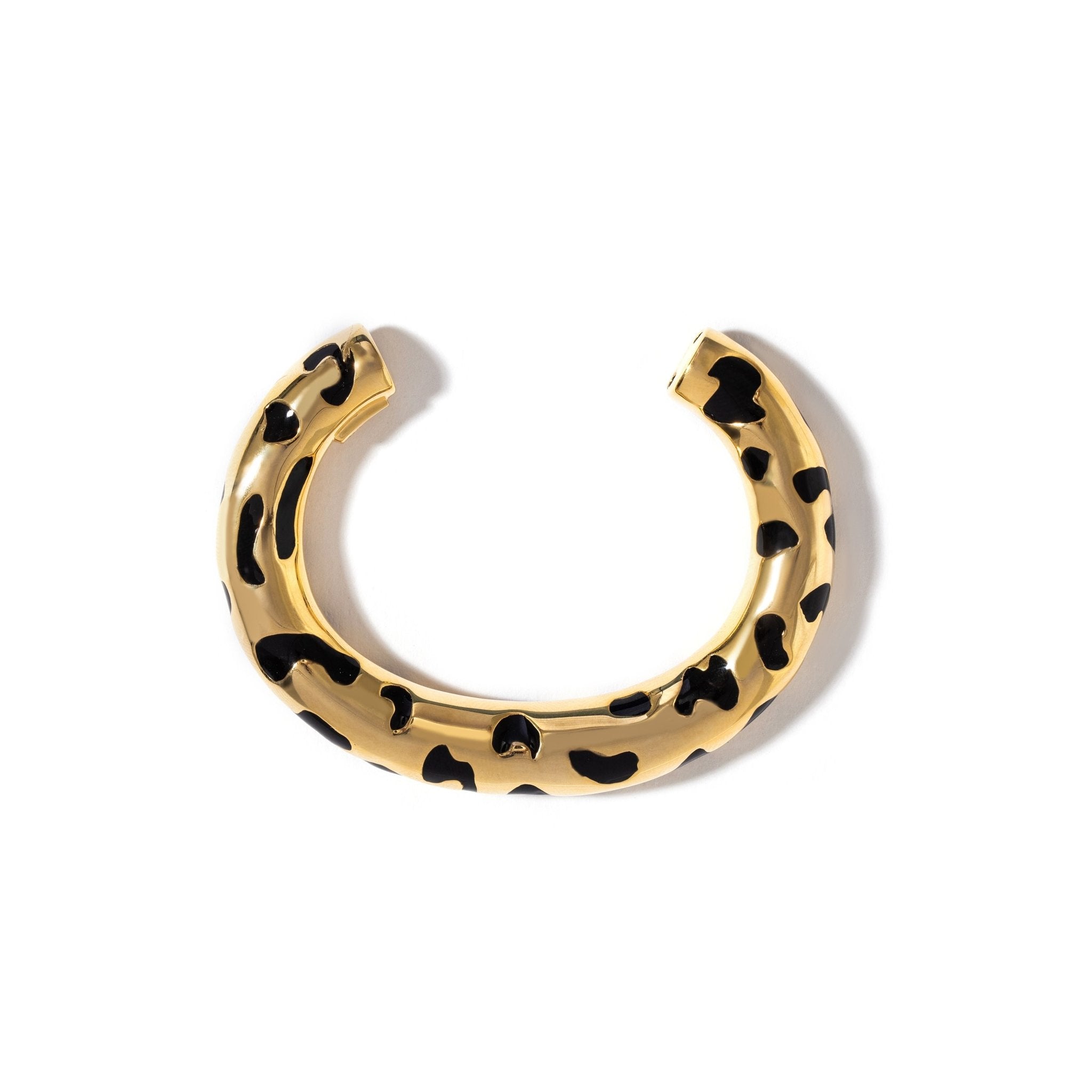 Pulseira Leopardo De Prata Com Ouro Amarelo - Jack Vartanian - Bracelete