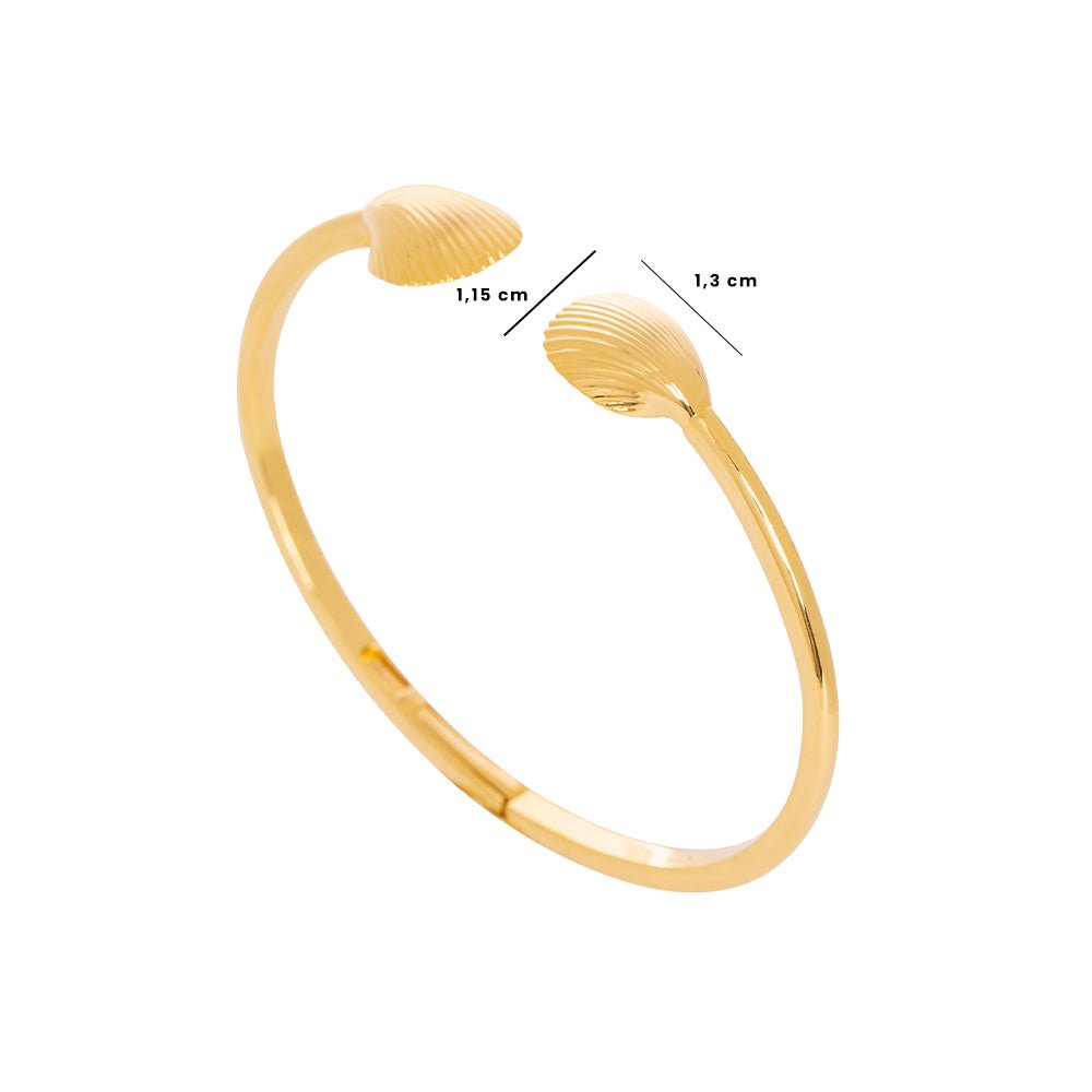 Pulseira Mare | Prata com Ouro Amarelo 18K - Jack Vartanian - Bracelete