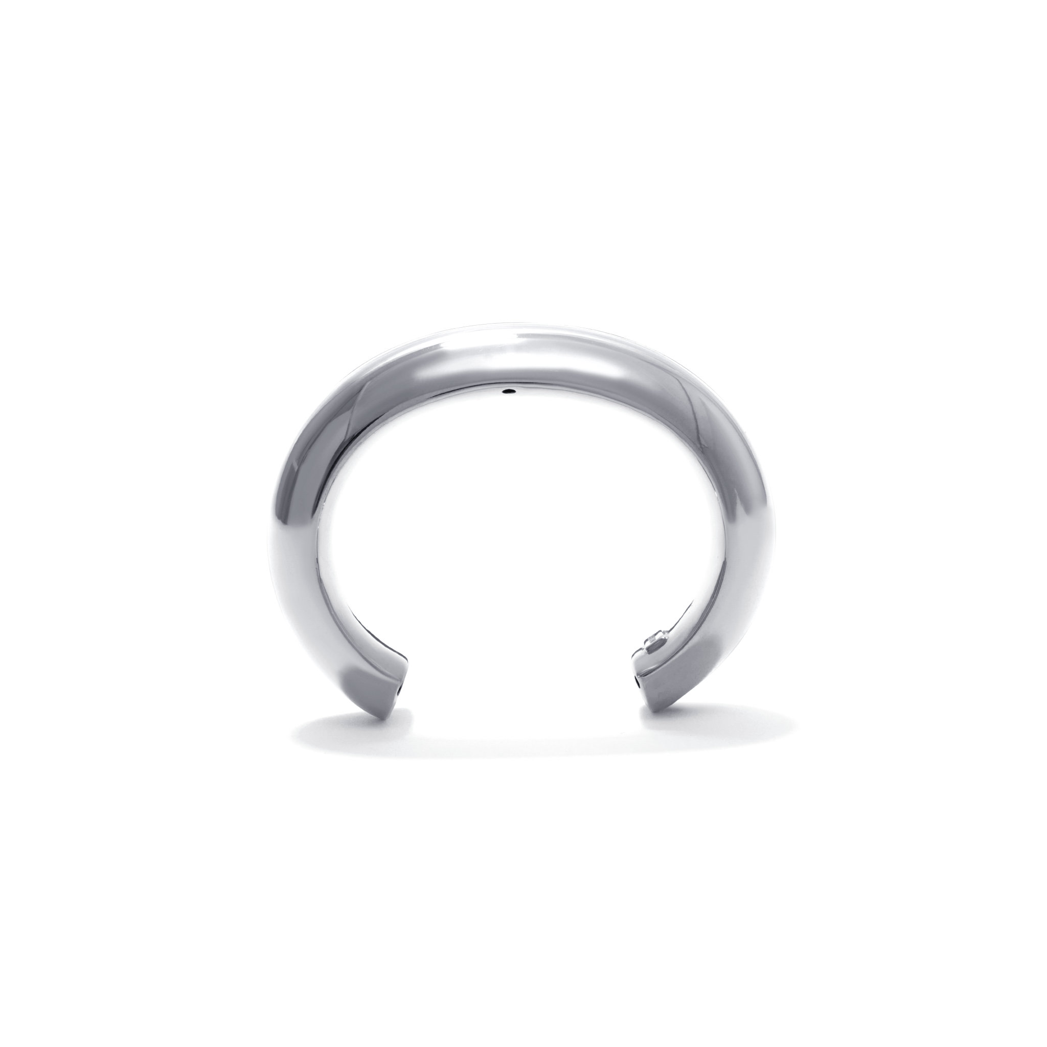 PULSEIRA WHITE BOLD | PRATA COM OURO BRANCO 18K - Jack Vartanian - Choker E Aro