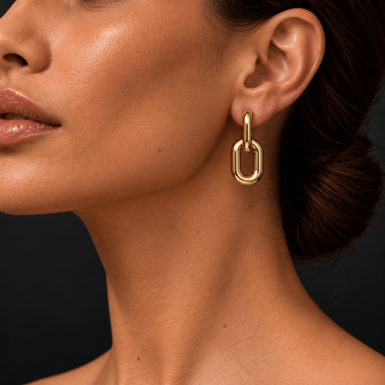Brinco Dois Elos Pop Chain - P | Prata Com Ouro Amarelo 18k - Jack Vartanian - Longos E Franjas