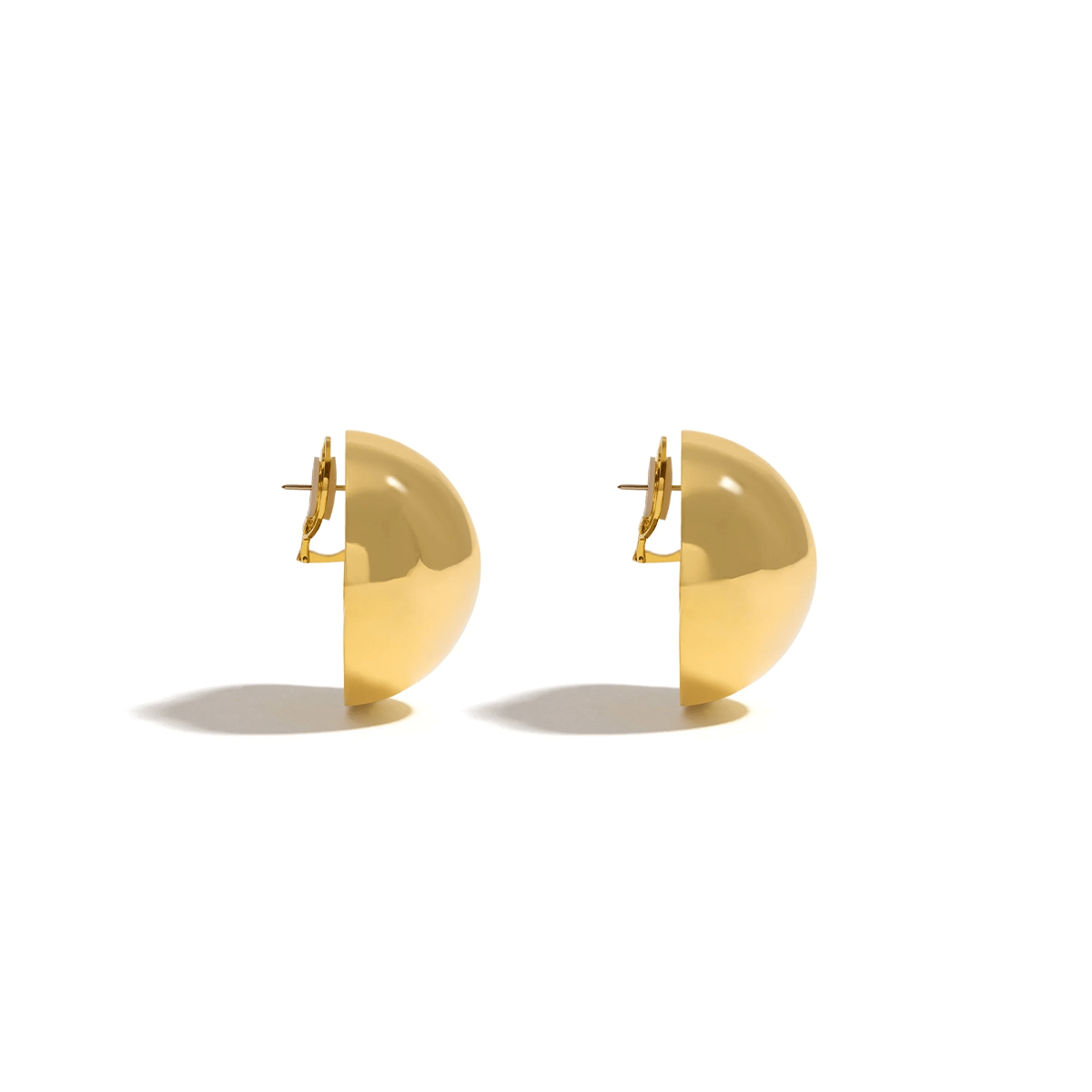 BRINCO ESFERA BOLD M | PRATA COM OURO AMARELO 18K - Jack Vartanian - 