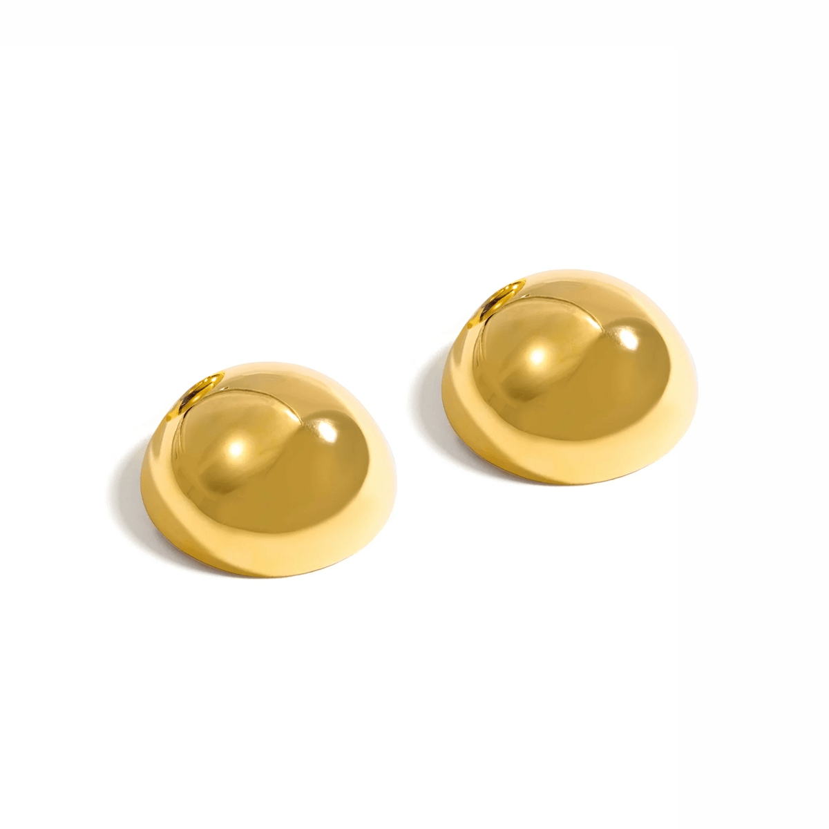 BRINCO ESFERA BOLD M | PRATA COM OURO AMARELO 18K - Jack Vartanian - 