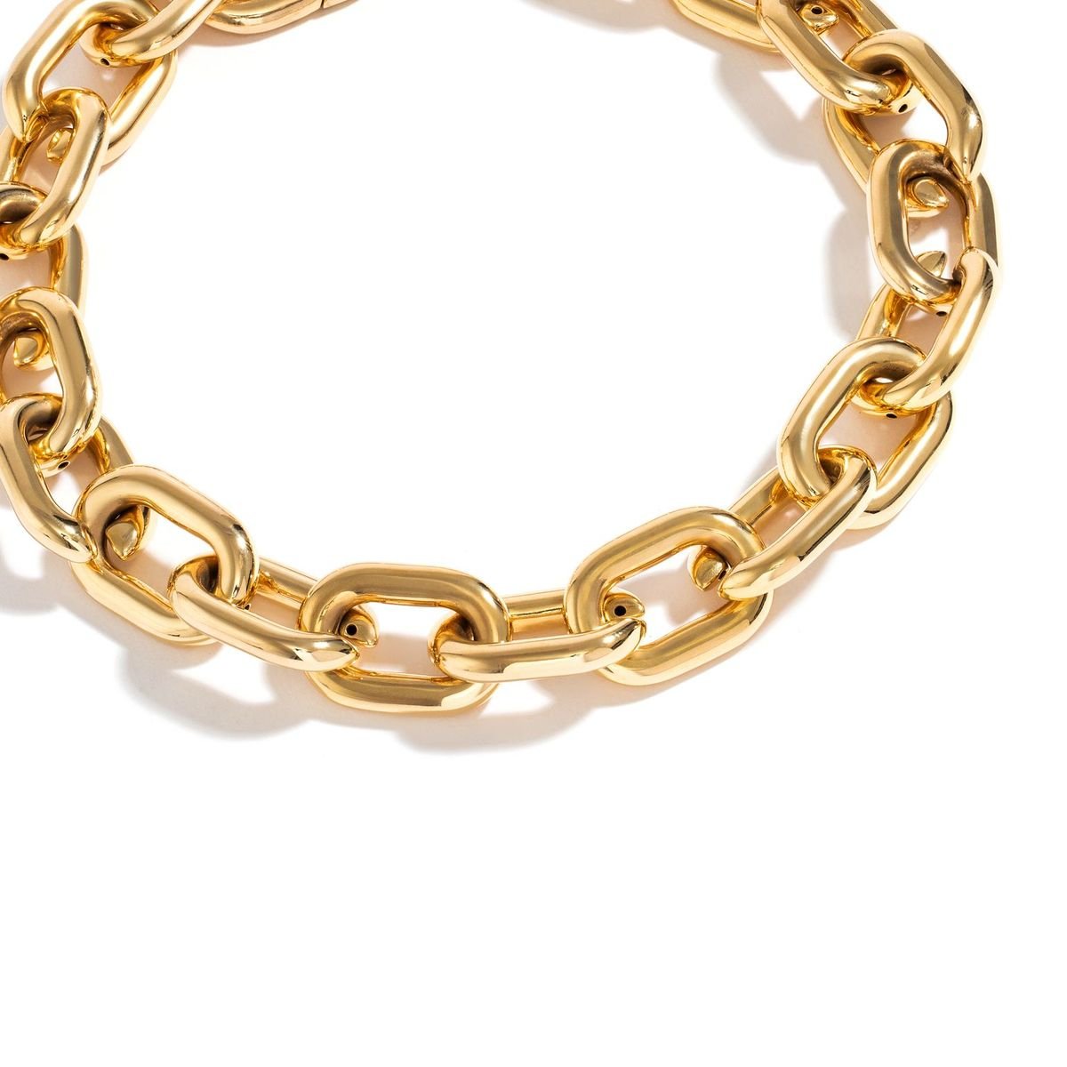 Colar Chain De Prata Com Ouro Amarelo - G - Jack Vartanian - Correntes E Chains