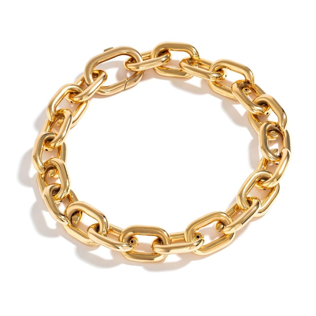 Colar Chain De Prata Com Ouro Amarelo - G - Jack Vartanian - Correntes E Chains