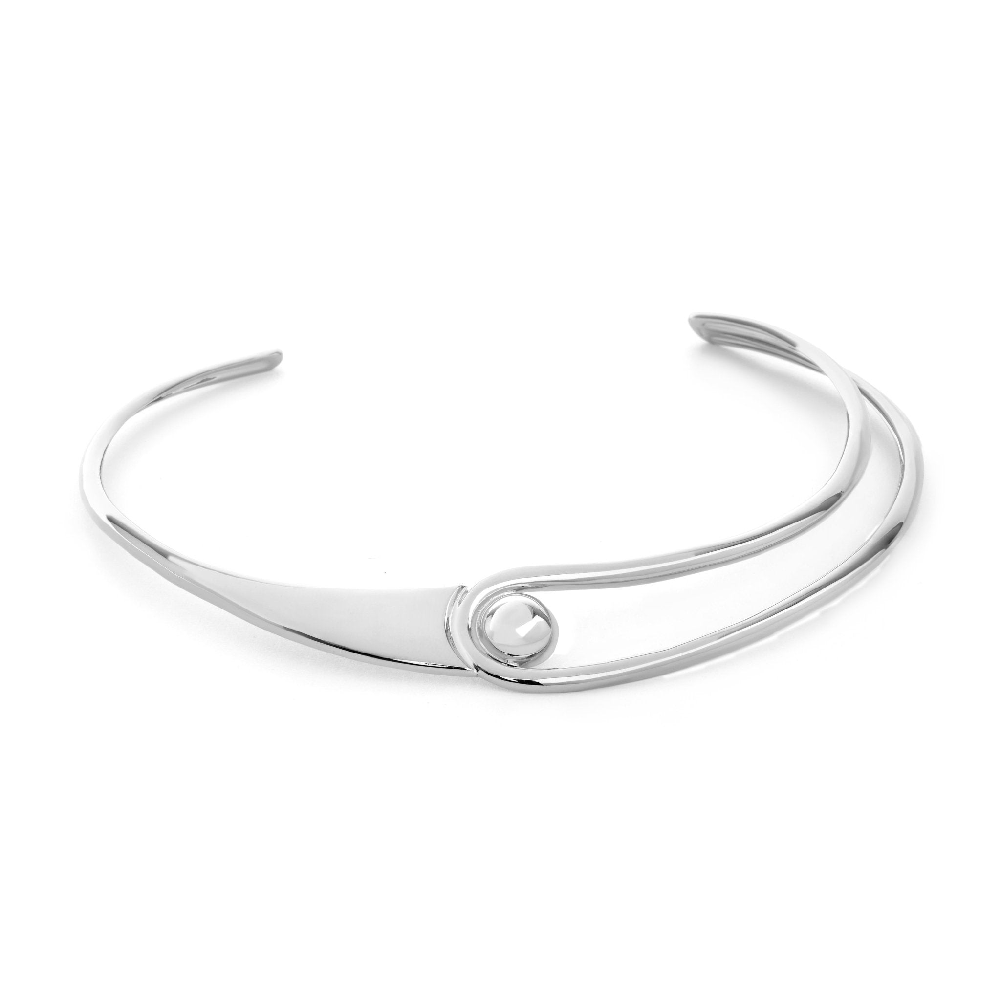 COLAR ESFERA JV LOLITTA | PRATA COM RÓDIO BRANCO - Jack Vartanian - 