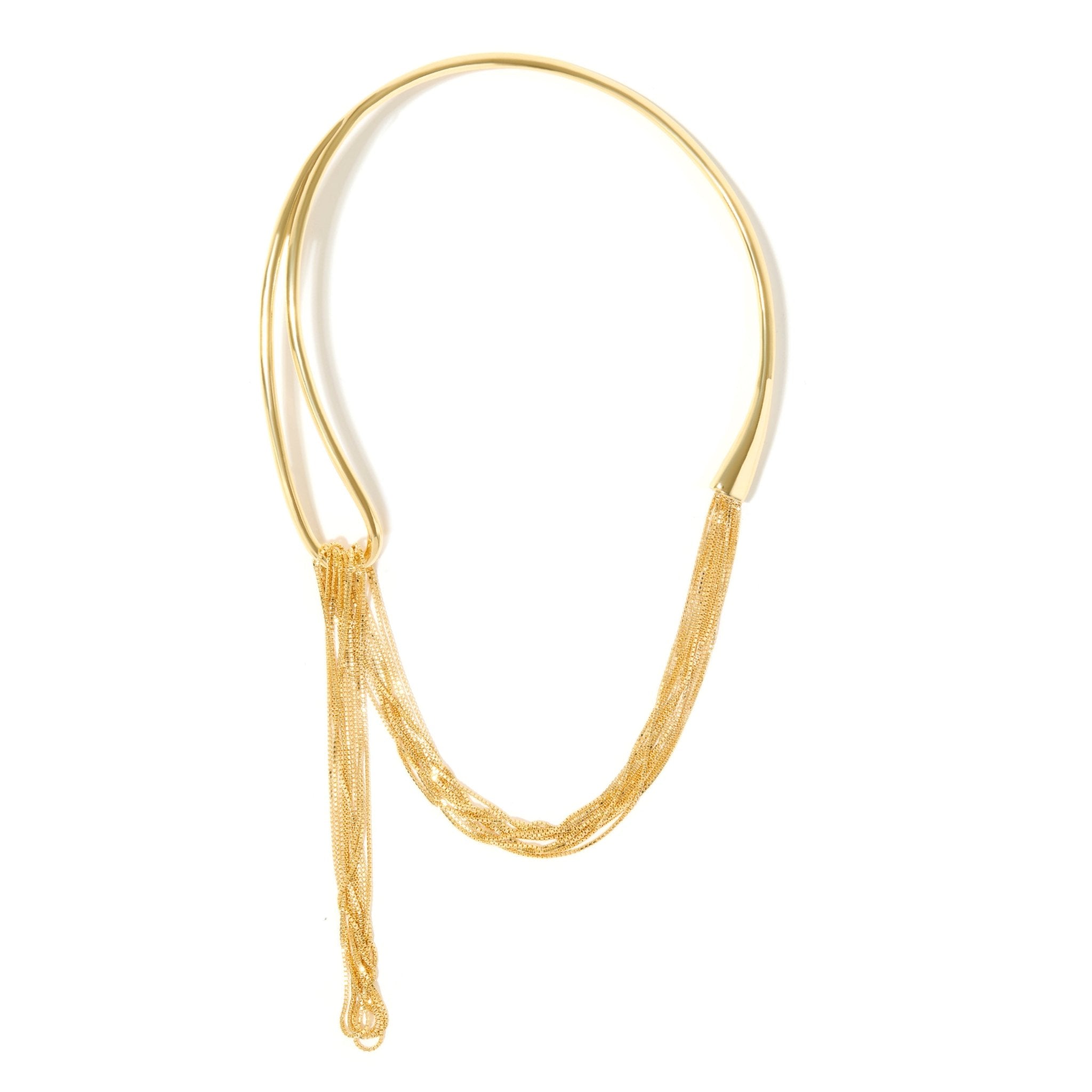 COLAR FRANJAS JV LOLITTA | PRATA COM OURO AMARELO 18K - Jack Vartanian - 