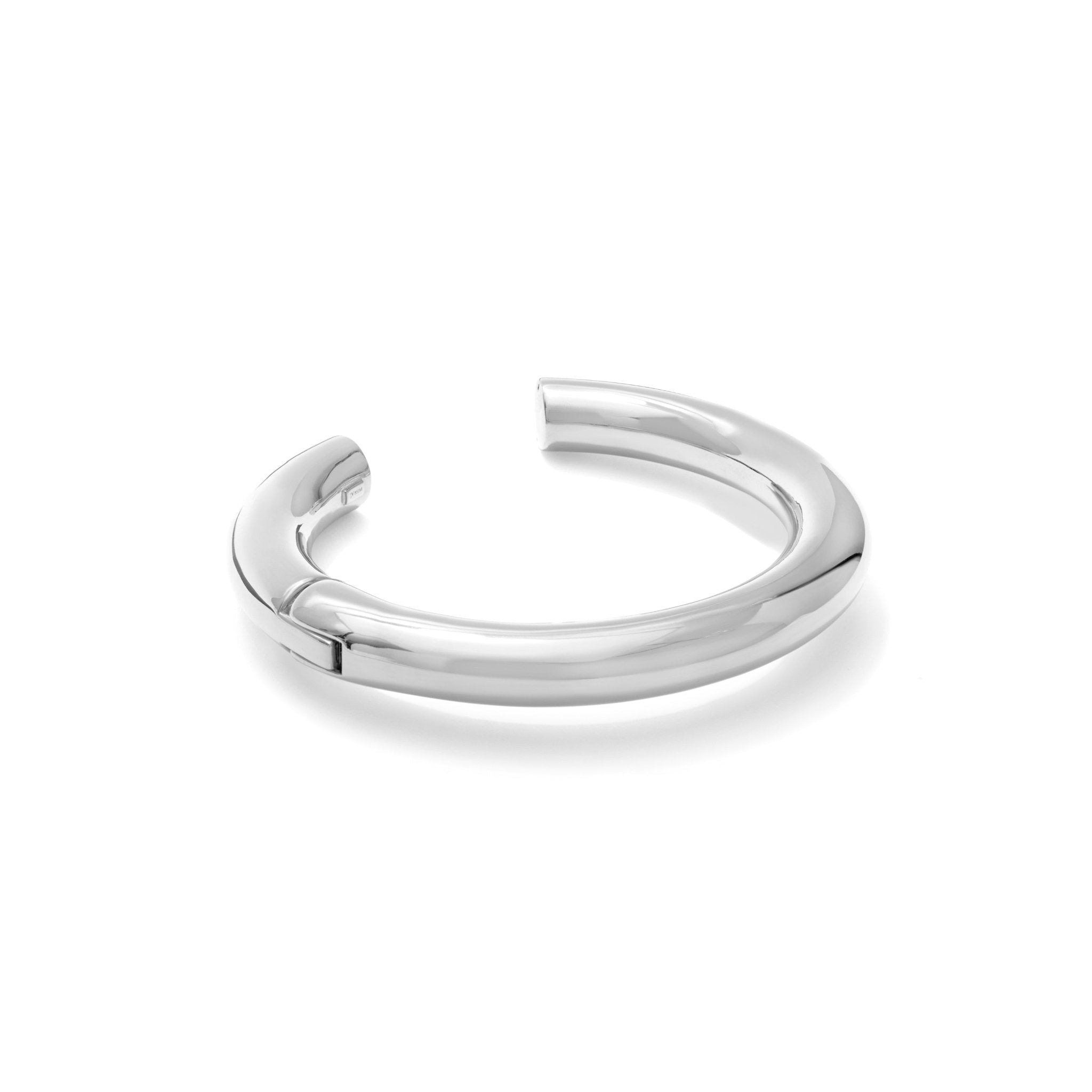 COLAR MAXI WHITE BOLD | PRATA COM OURO BRANCO 18K - Jack Vartanian - Choker E Aro