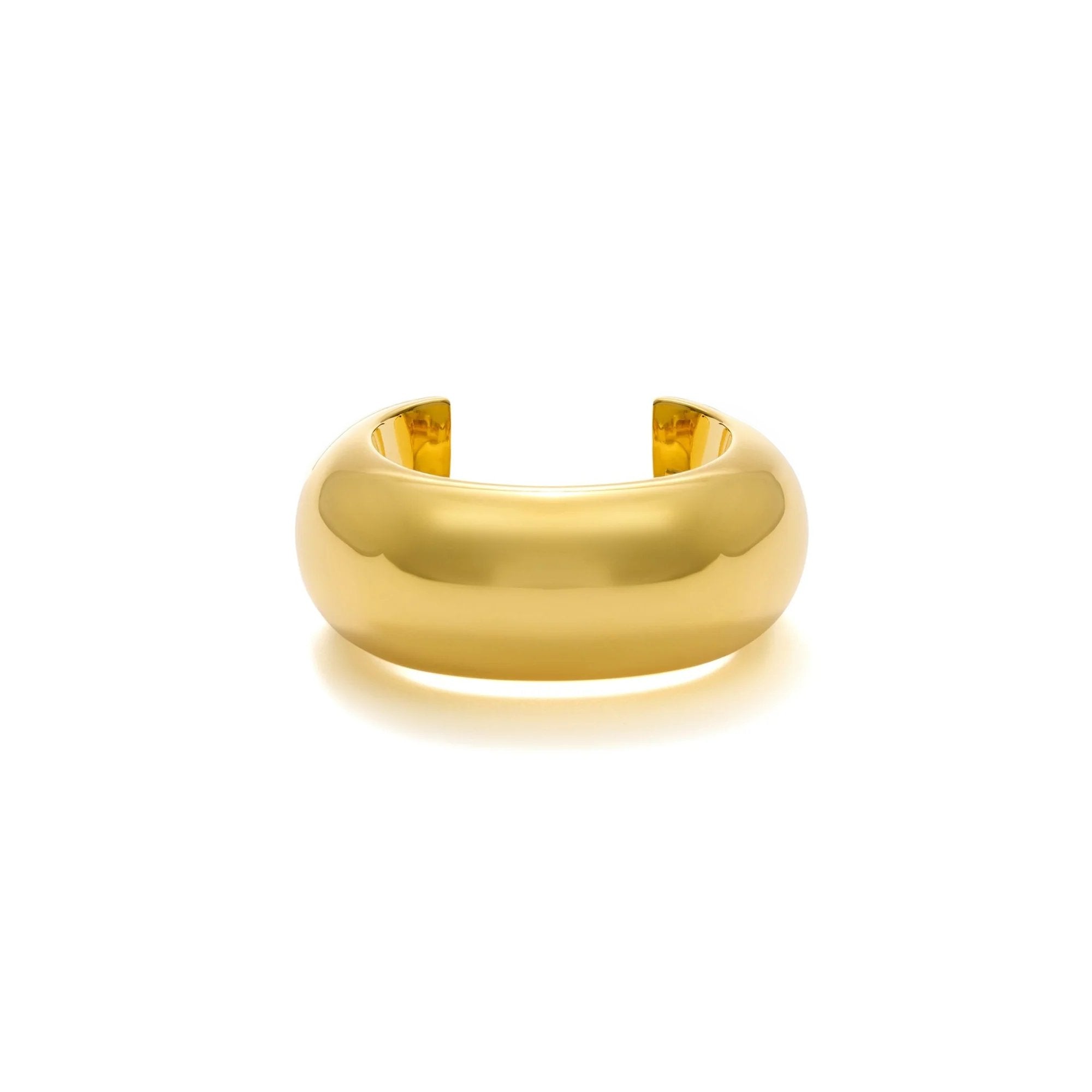 CUFF BOLD MAXI | PRATA COM OURO AMARELO 18K - Jack Vartanian - Choker E Aro