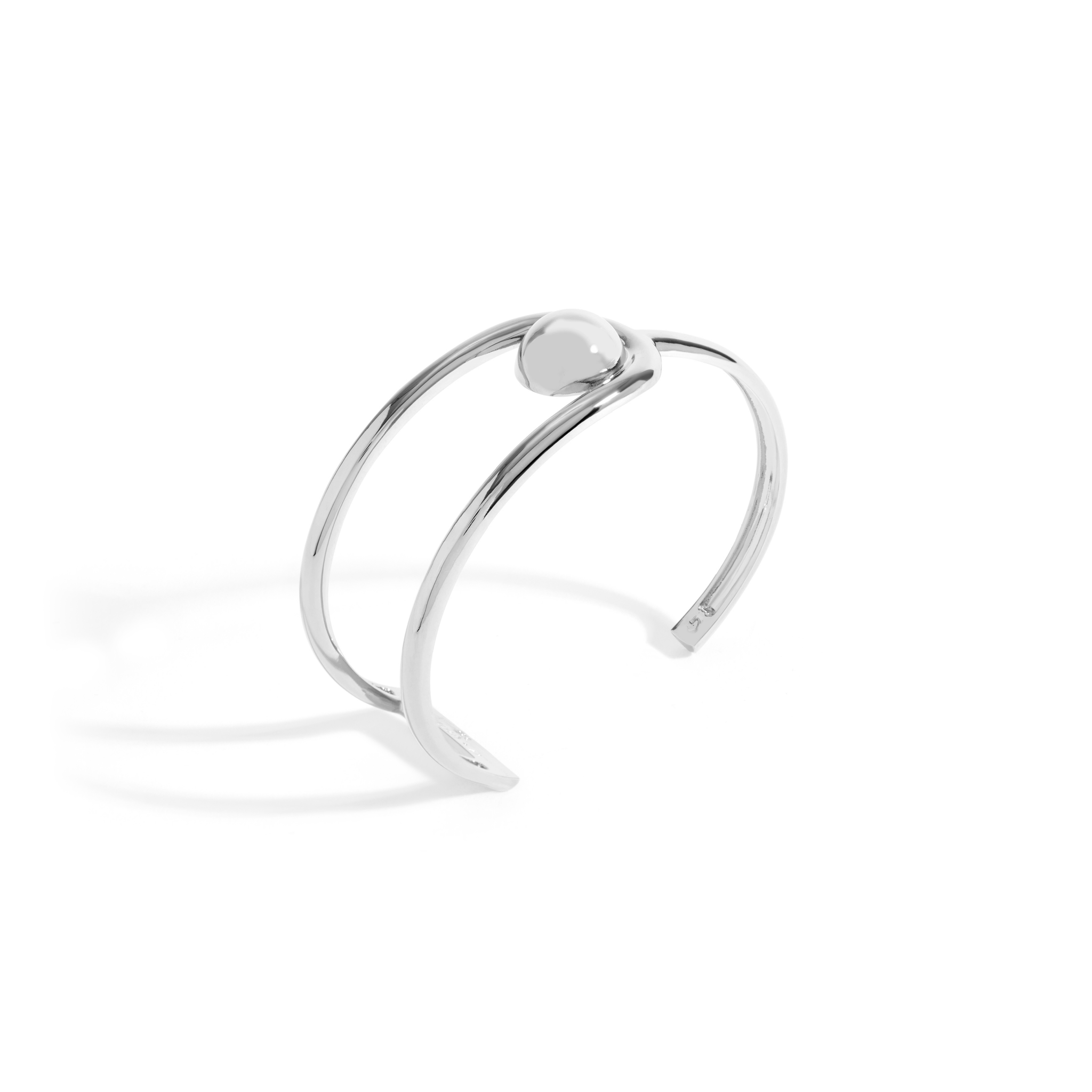 PULSEIRA ESFERA JV LOLITTA G | PRATA COM RÓDIO BRANCO - Jack Vartanian - 